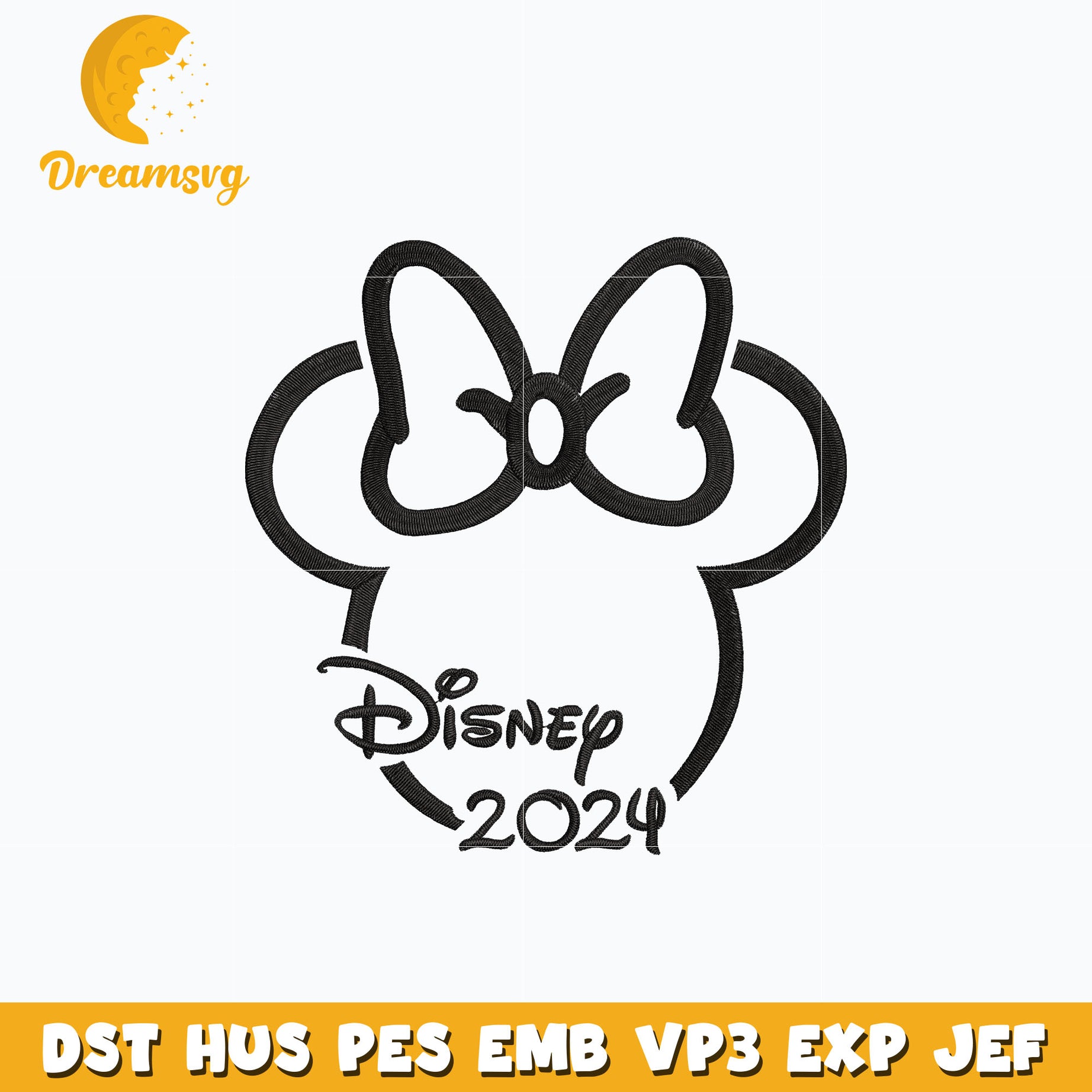 Minnie mouse disney 2024 embroidery