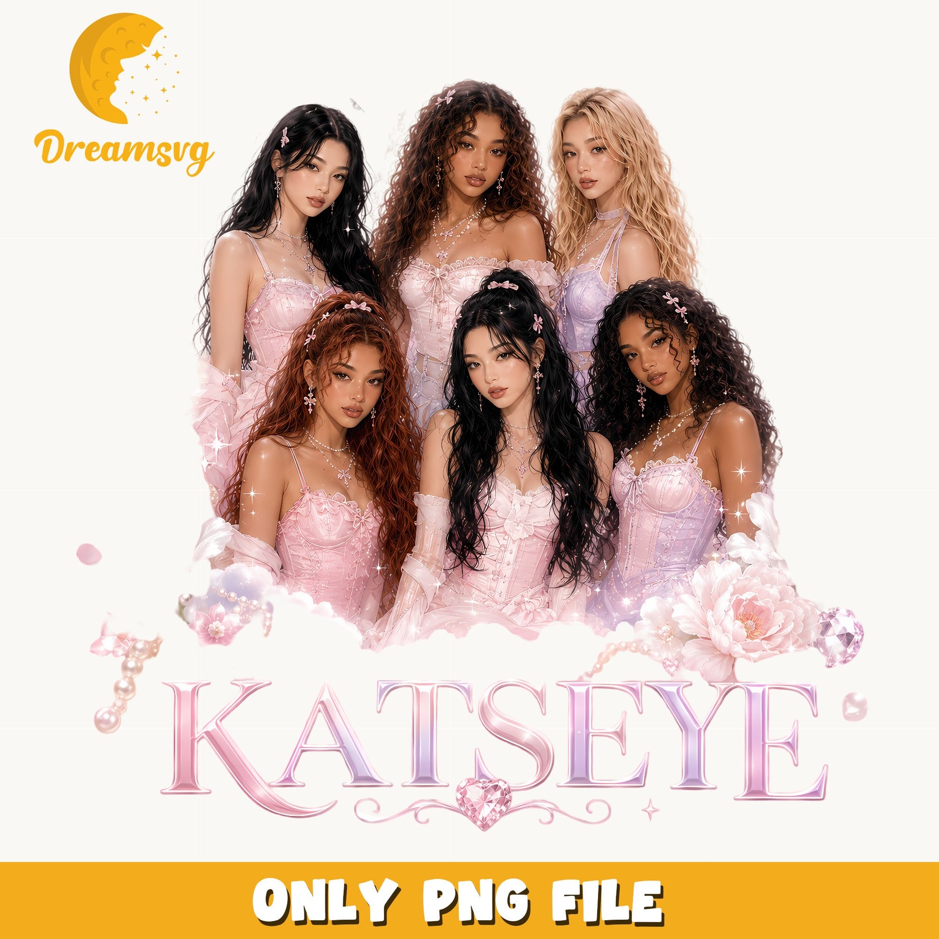 Katseye Kpop Girl Group PNG, Katseye Members PNG, Kpop PNG