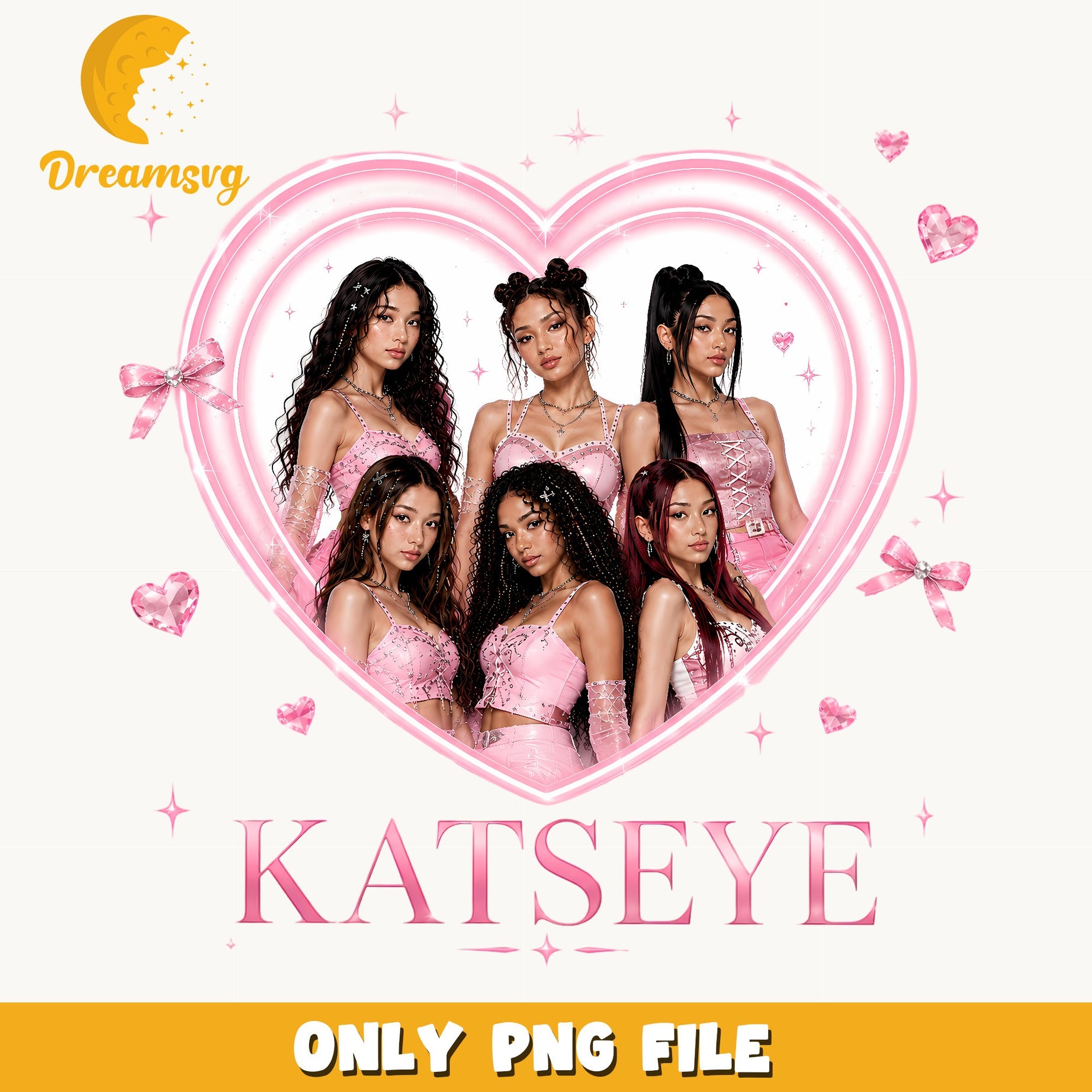 Katseye Kpop Girl Group PNG, Katseye Members PNG, Kpop PNG