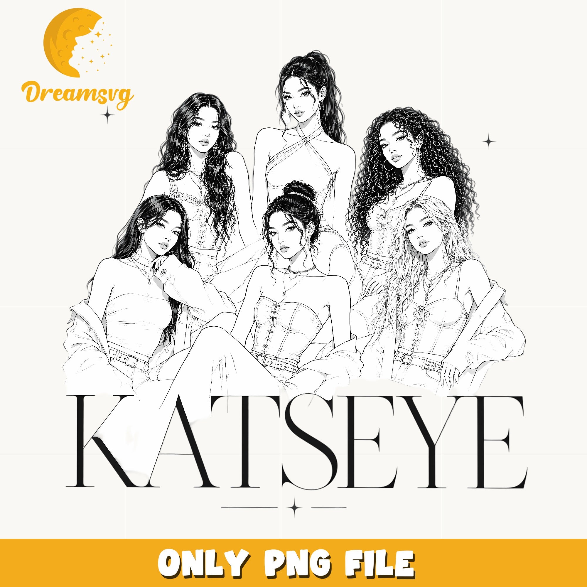 Katseye Kpop Girl Group PNG, Katseye Members PNG, Kpop PNG