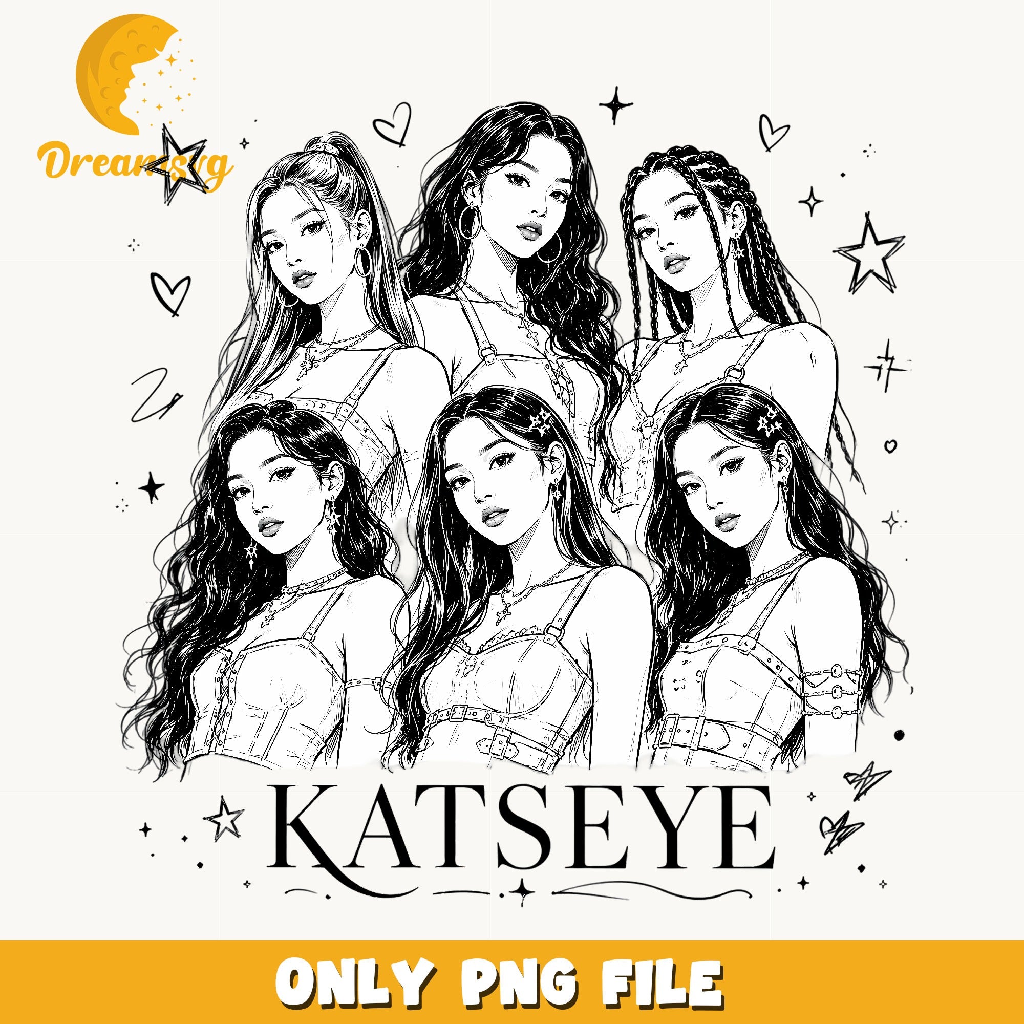Katseye Kpop Girl Group PNG, Katseye Members PNG, Kpop PNG