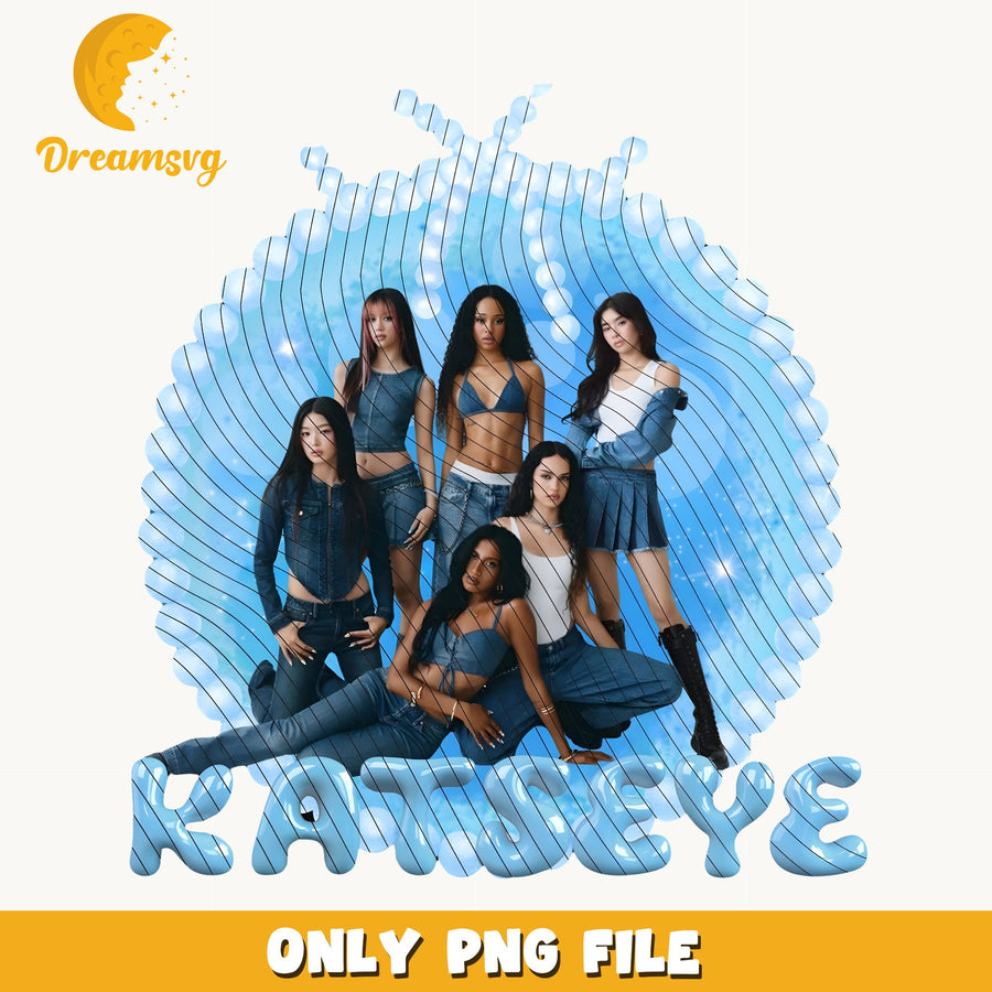Katseye Kpop Girl Group PNG, Katseye Members PNG, Kpop PNG