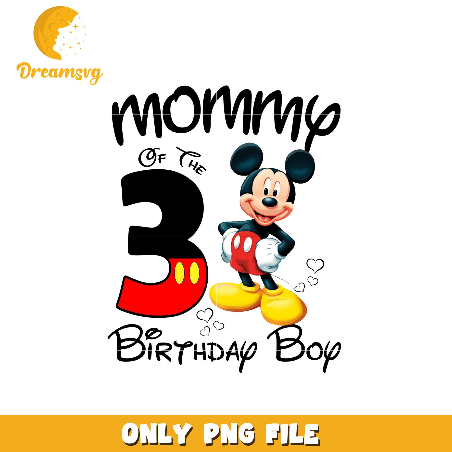 Mickey mommy of the birthday boy png