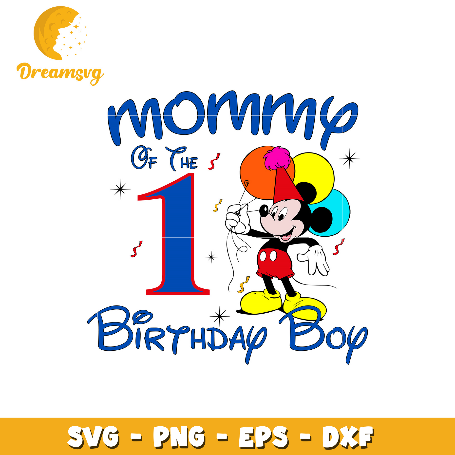 Mickey mommy of the birthday boy 2024 svg