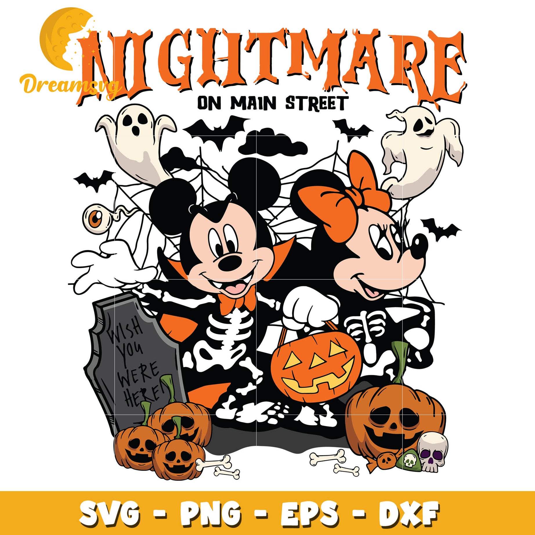 Nightmare on main street svg