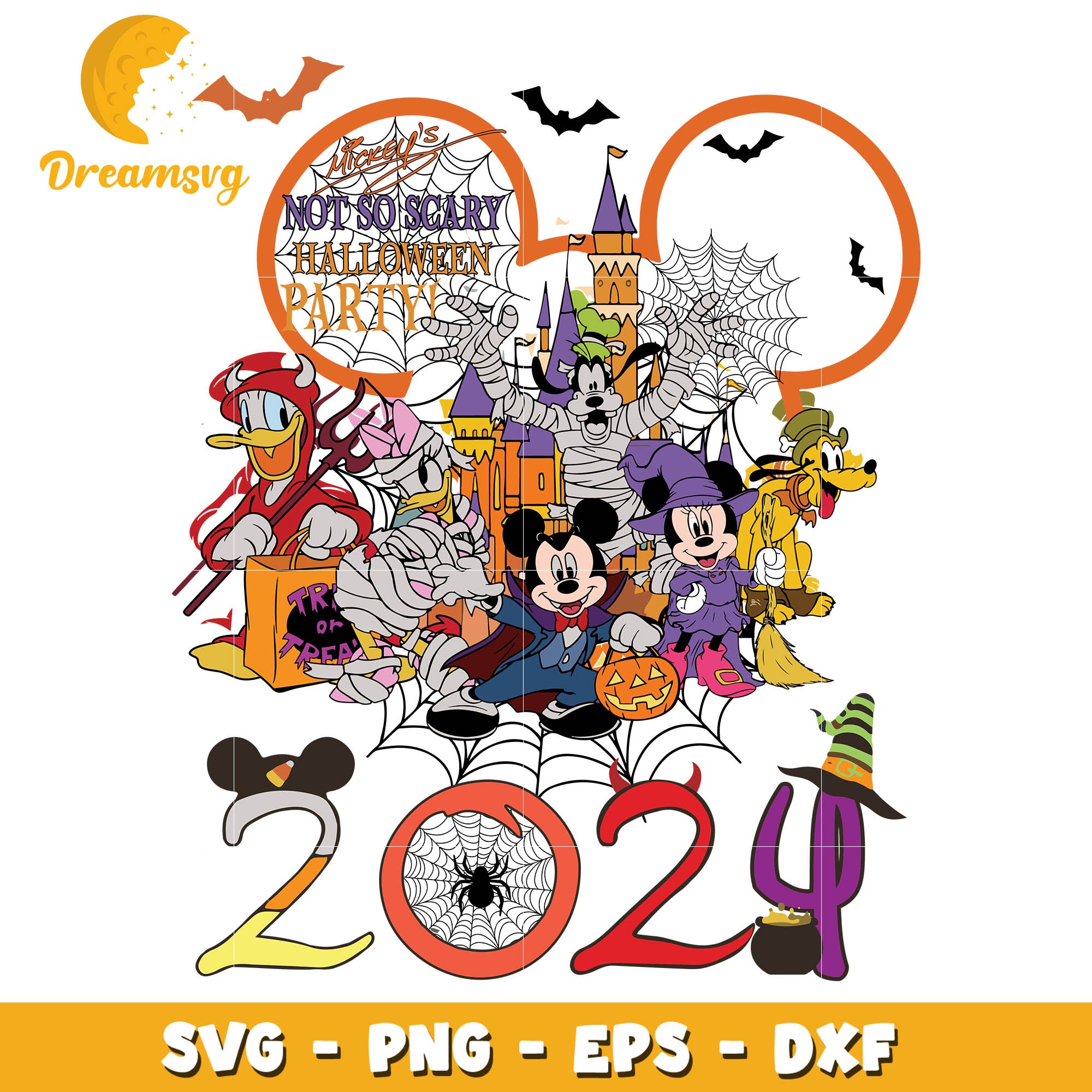 Not so scary halloween party 2024 svg DreamSVG Store