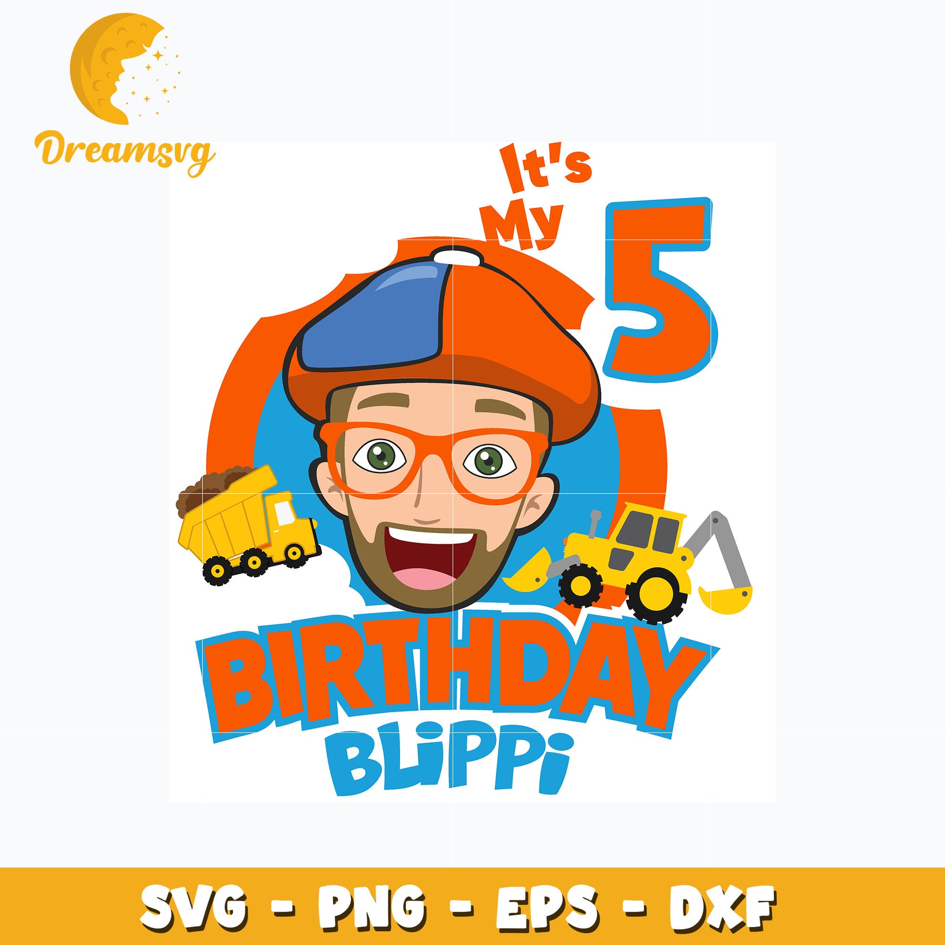 It's my 5th birthday blippi svg, anime svg, Blippi svg