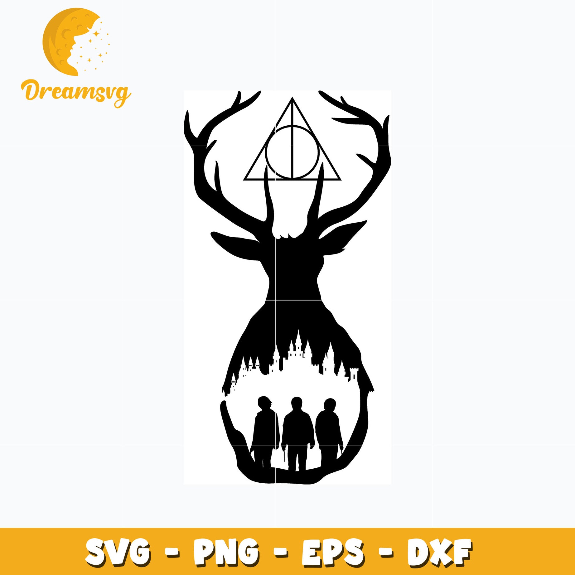 Harry potter deer svg, anime svg, Harry Potter svg