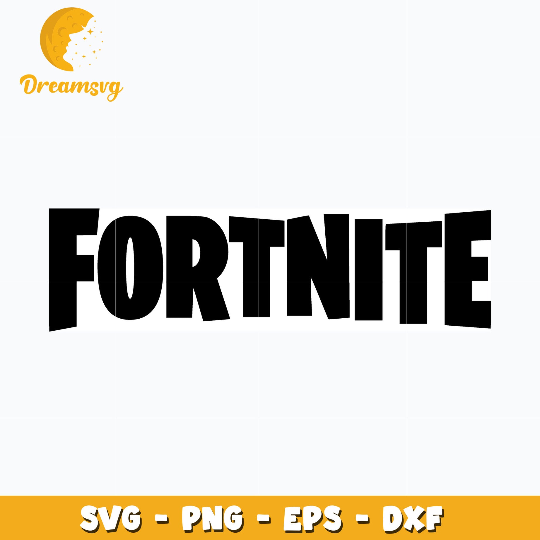 Fortnite black design svg, anime svg, Fortnite svg