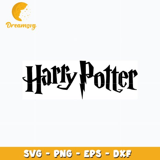 Harry potter text design svg, anime svg, Harry Potter svg