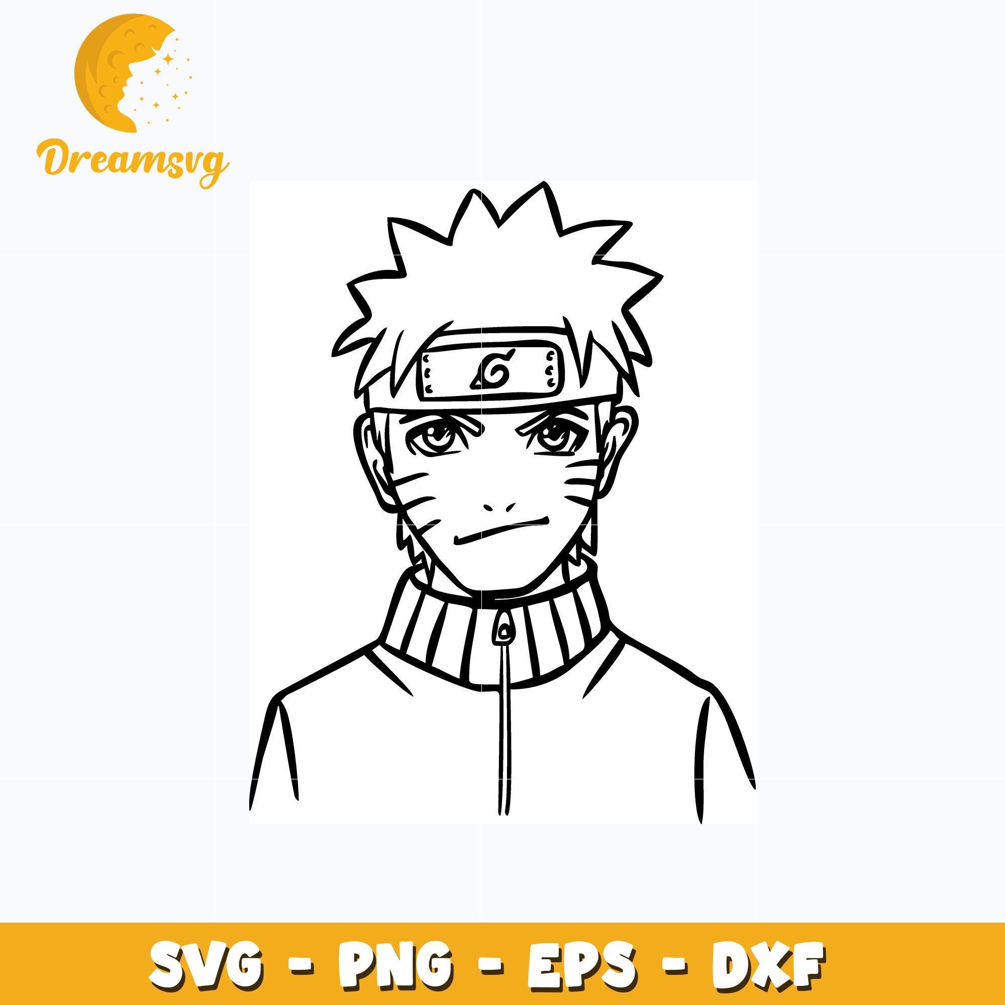 Naruto cool boy design svg, anime svg, Naruto svg