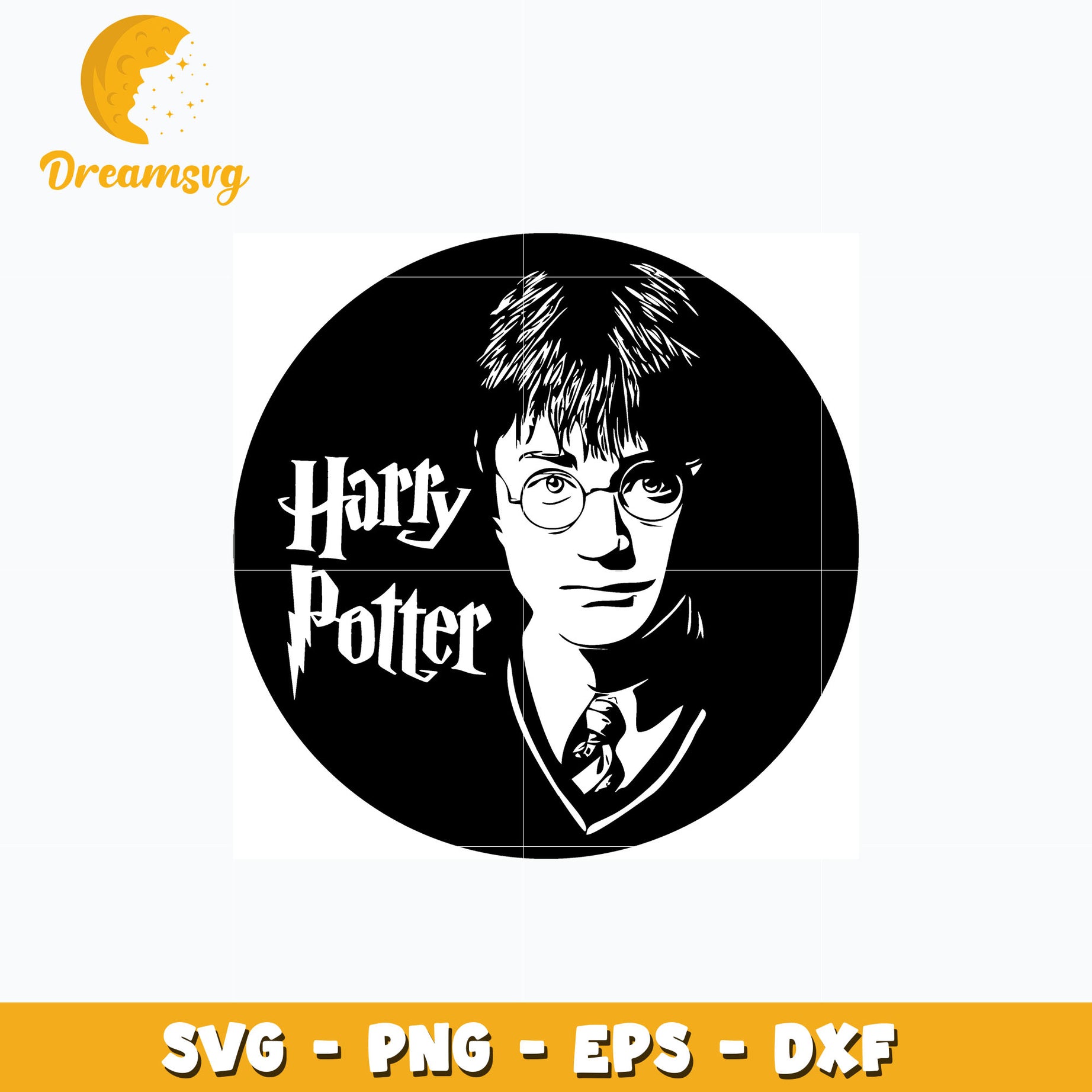 Harry Potter circle svg, anime svg, Harry Potter svg