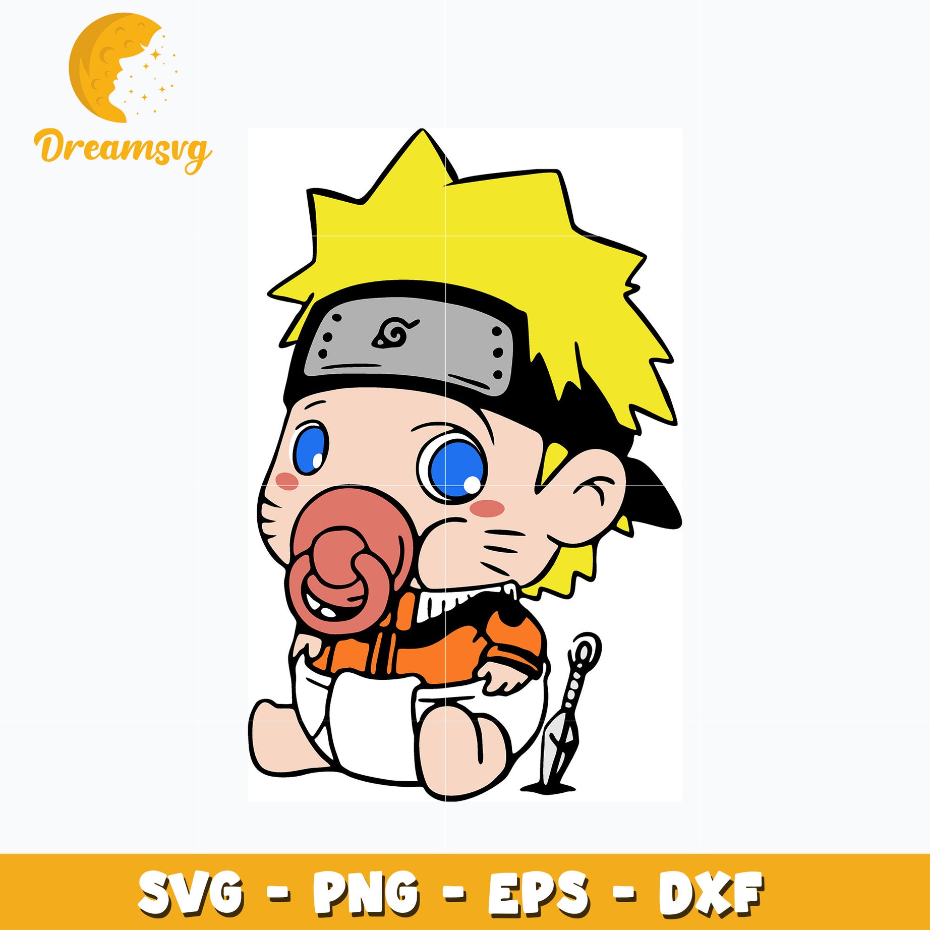 Uzumaki Naruto baby design svg, anime svg, Naruto svg