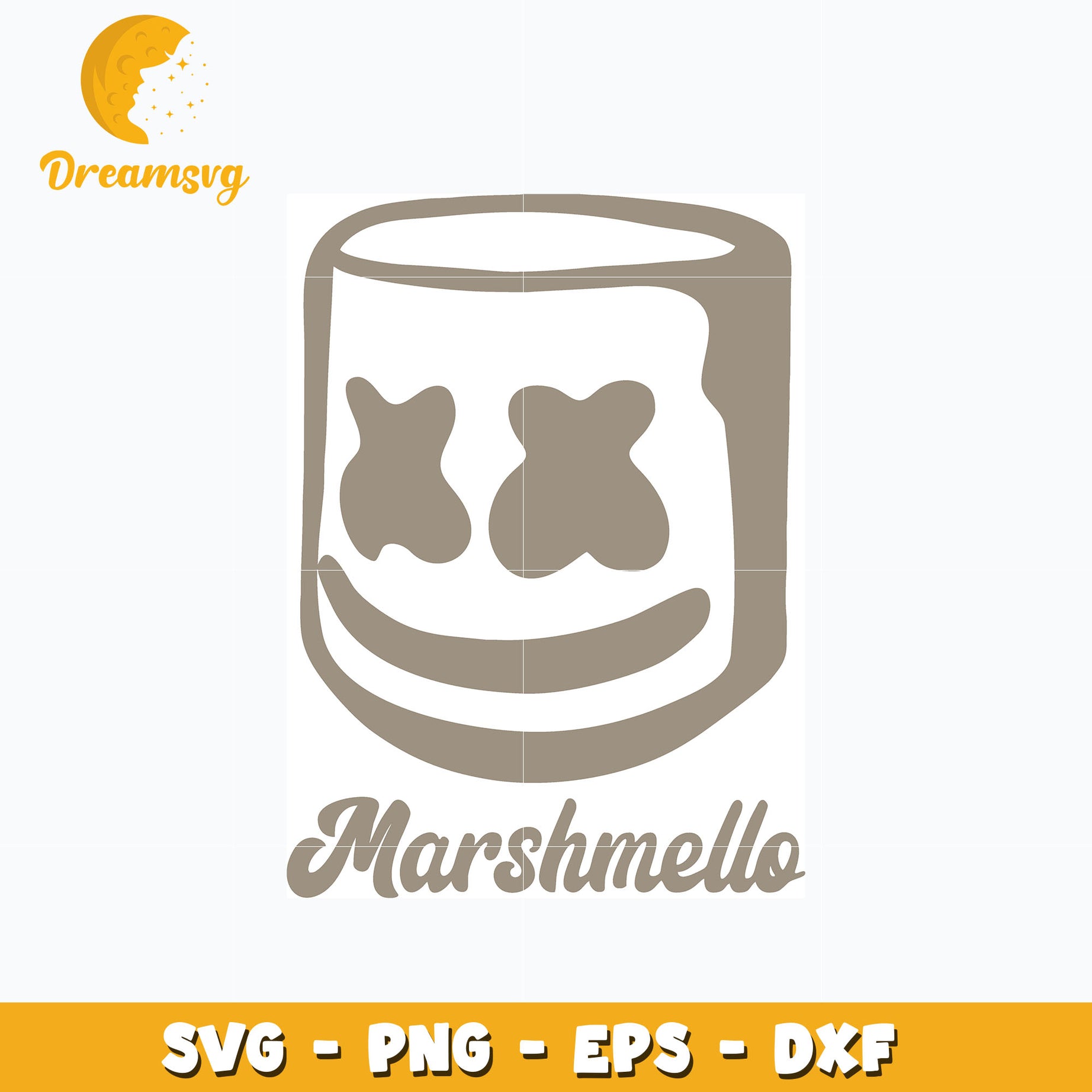 Marshmello fortnite head svg, anime svg, Fortnite svg