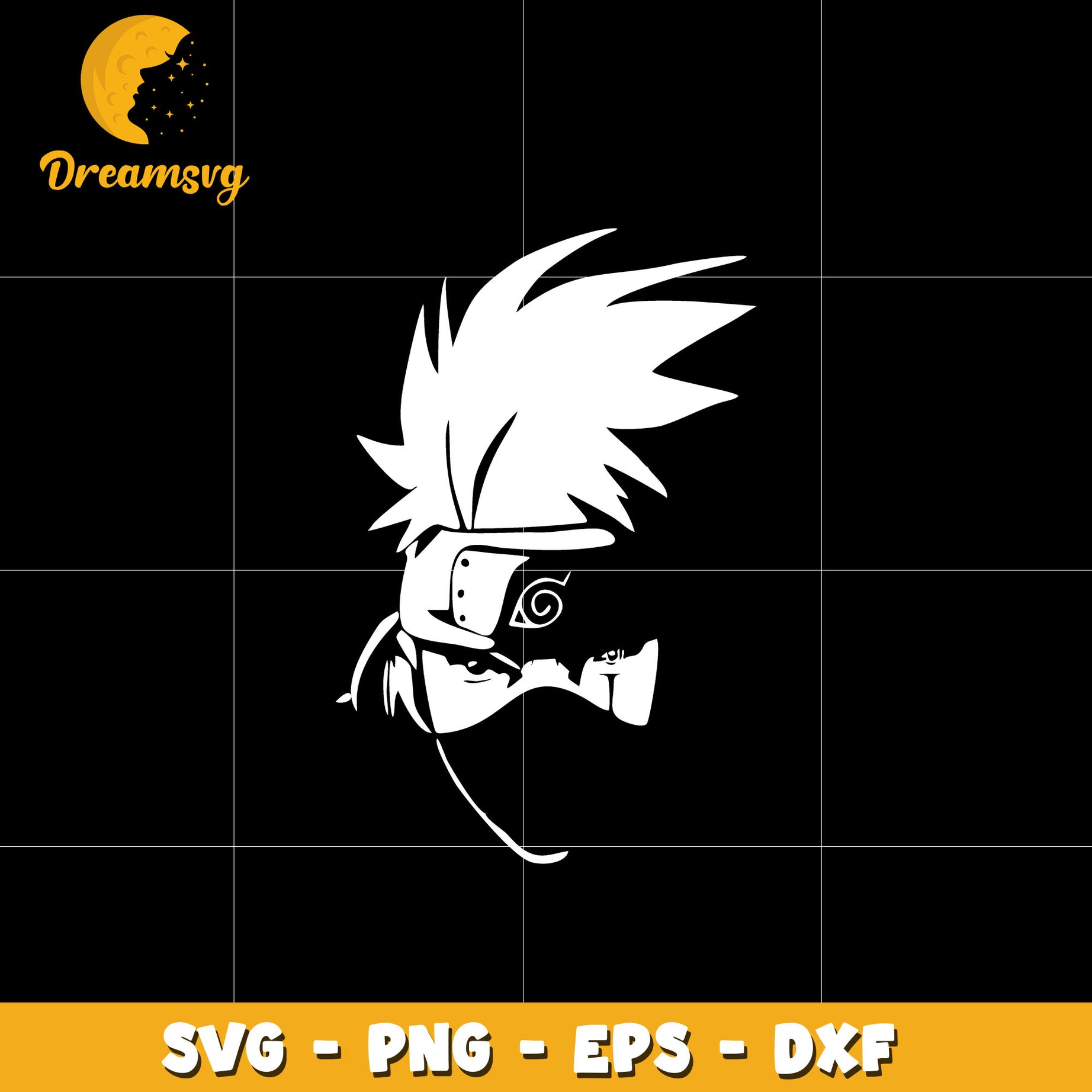 Hatake kakashi sharingan svg, anime svg, Naruto svg