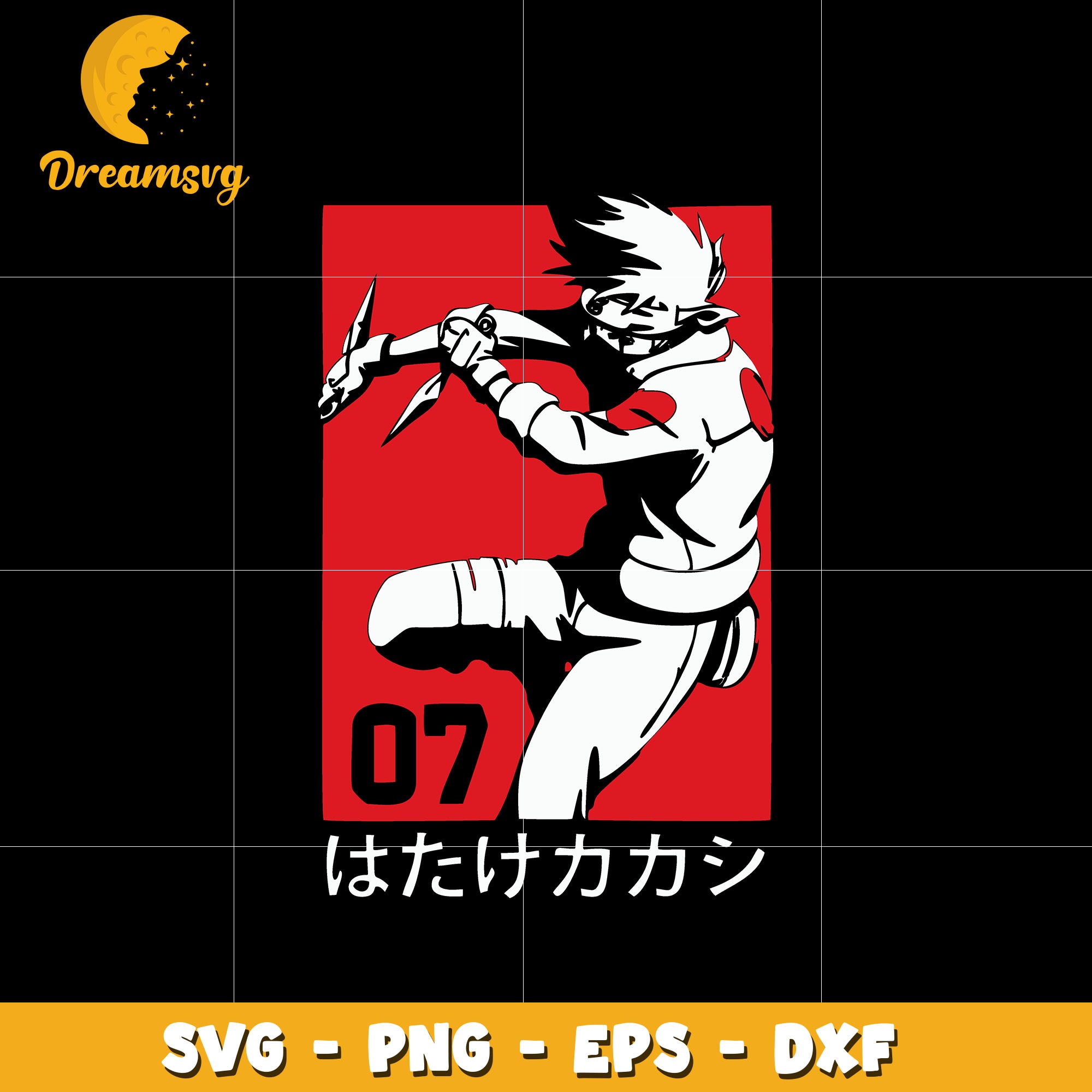 Kakashi Shinobu design svg, anime svg, Naruto svg – DreamSVG Store