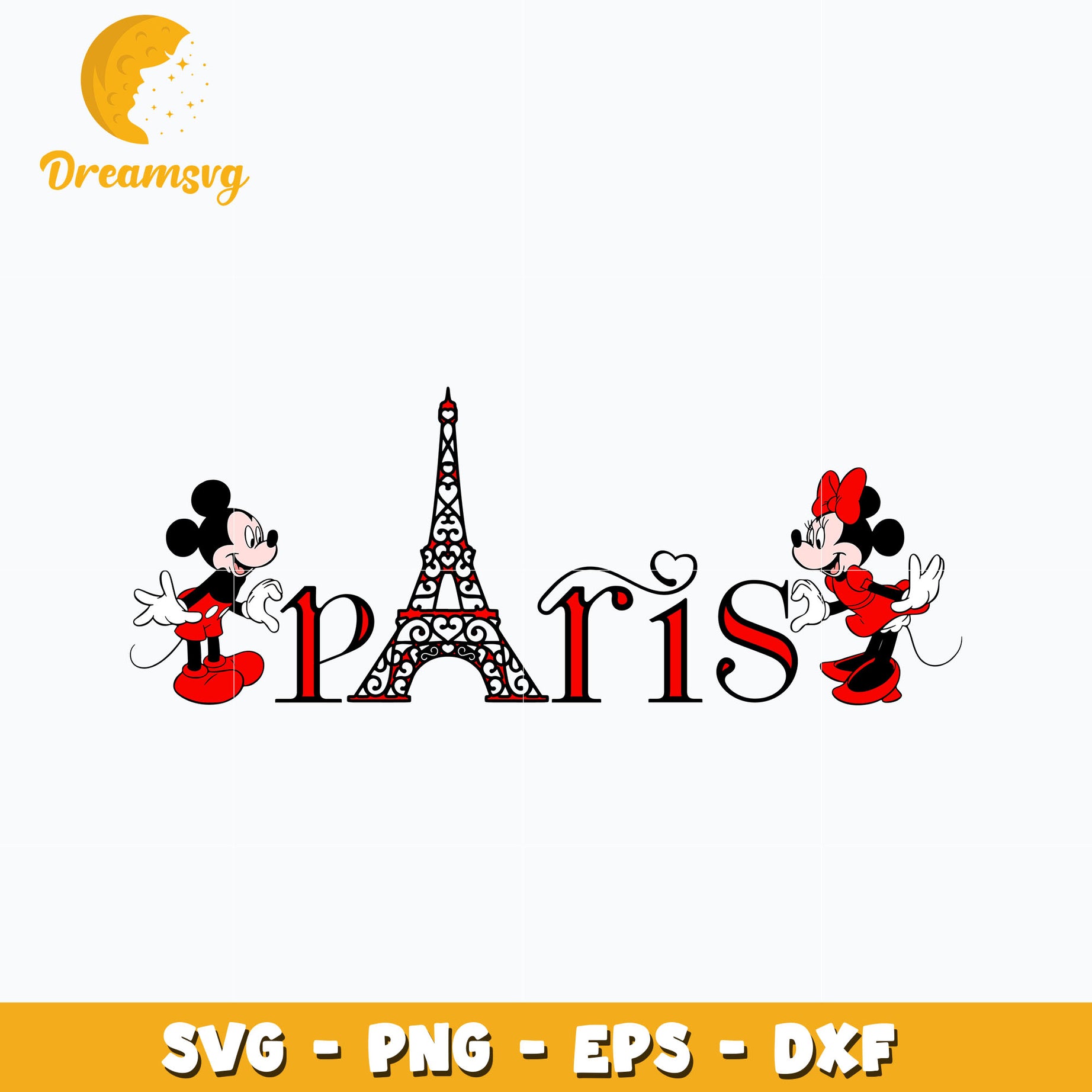 Disneyland Paris svg, mickey minnie mouse svg