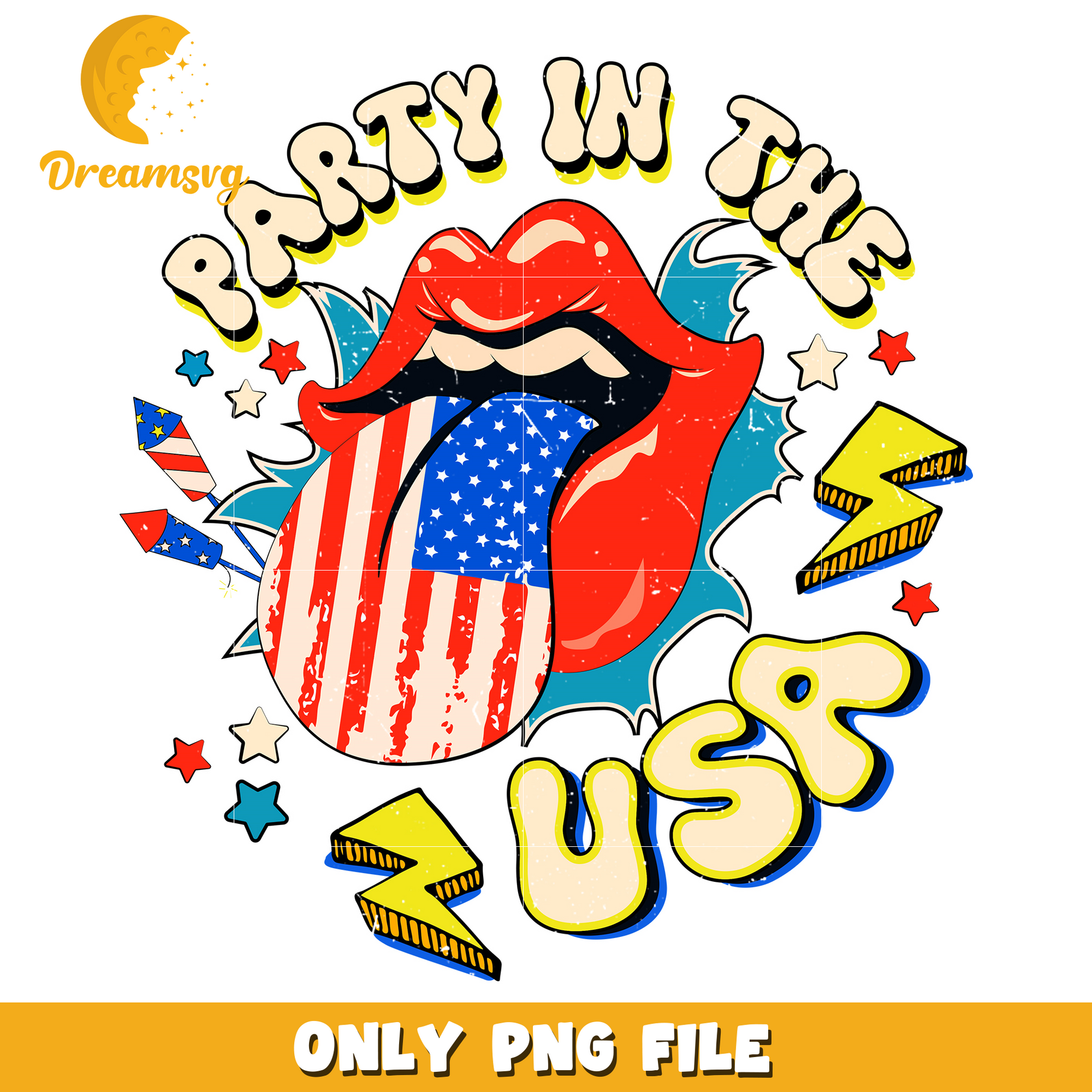 Party in the USA 4th July png