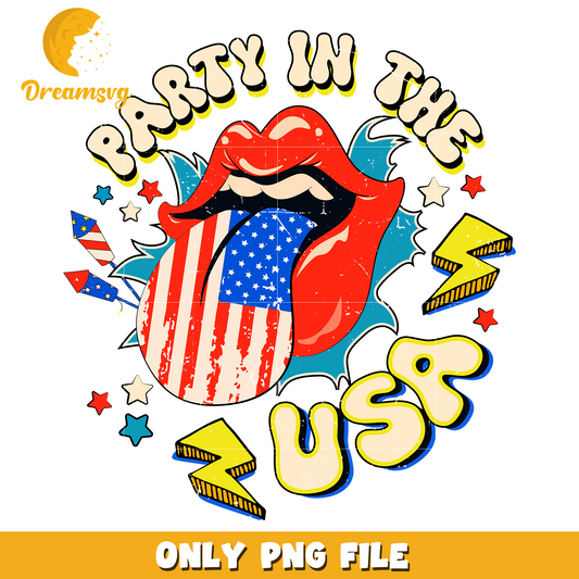 Party in the USA 4th July png