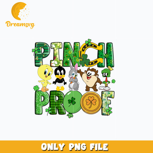 Looney Tunes baby pinch proof patrick's day Png