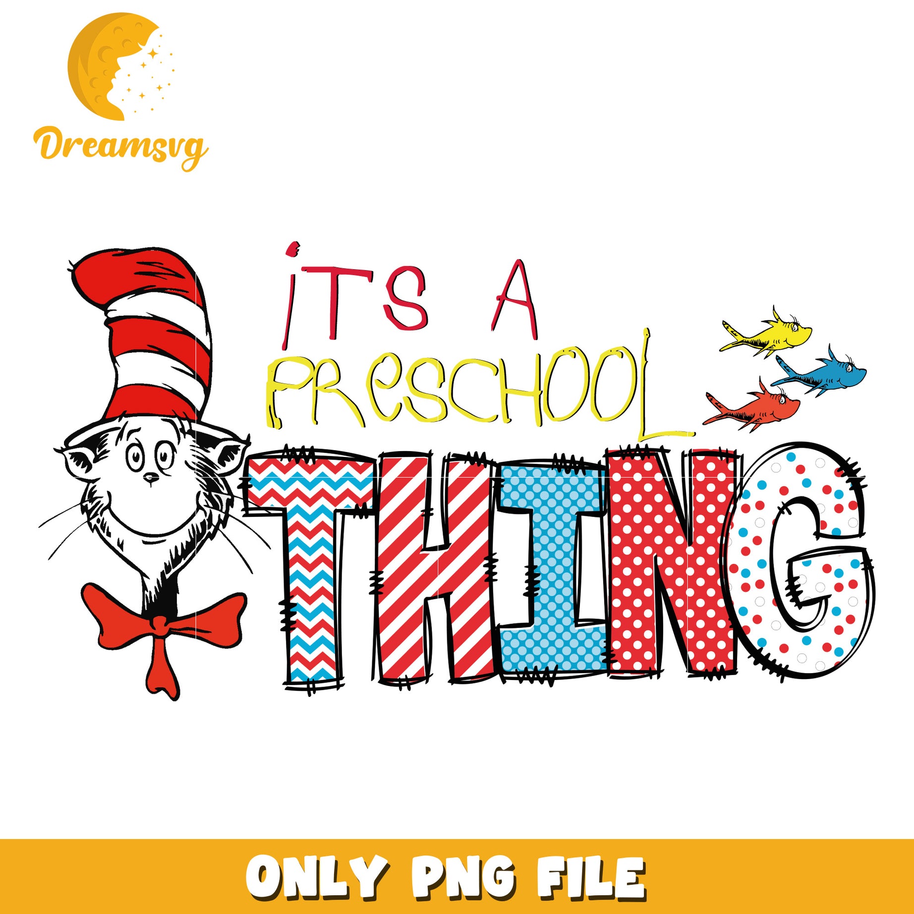 Dr seuss it's a preschool thing png