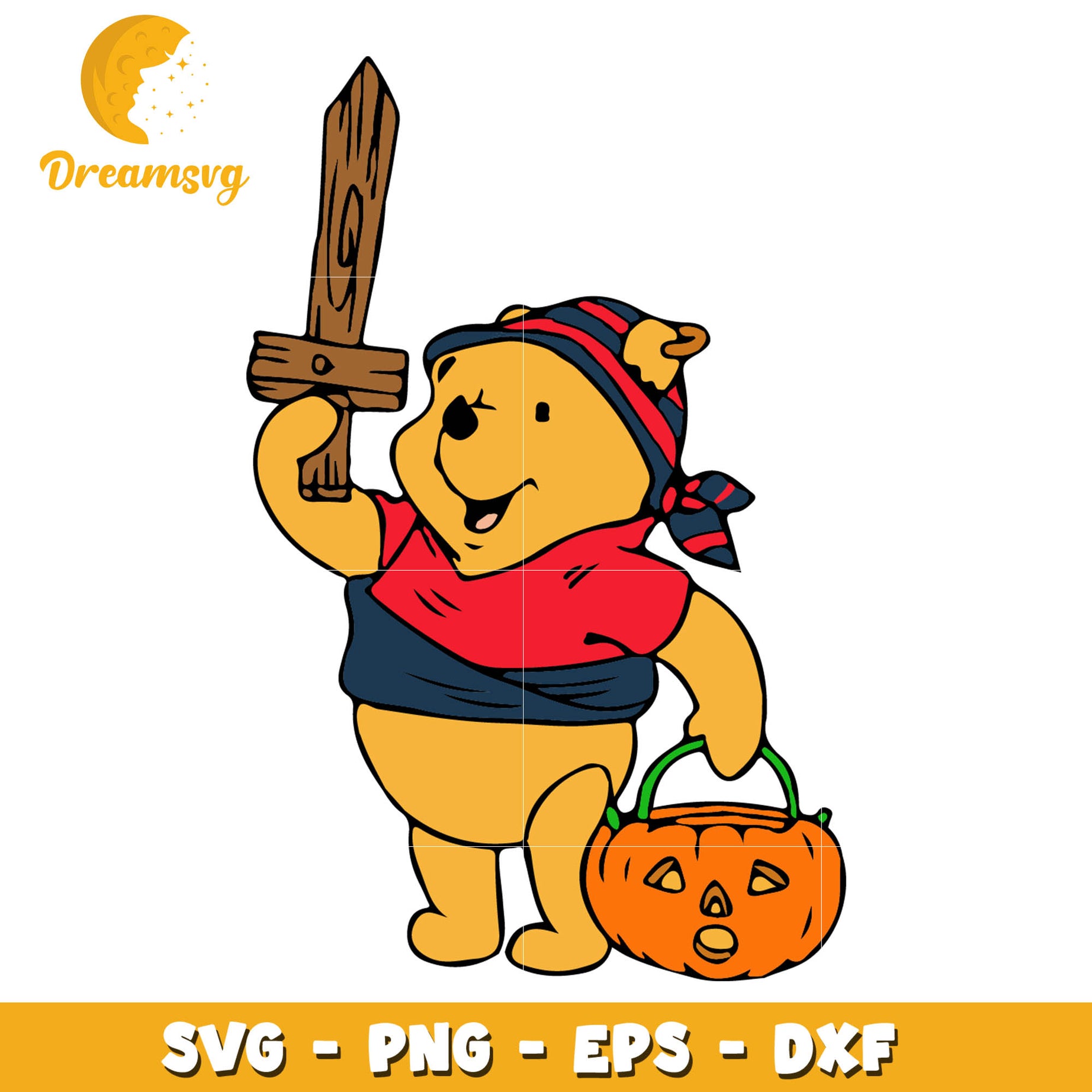 Winnie The Pooh halloween svg