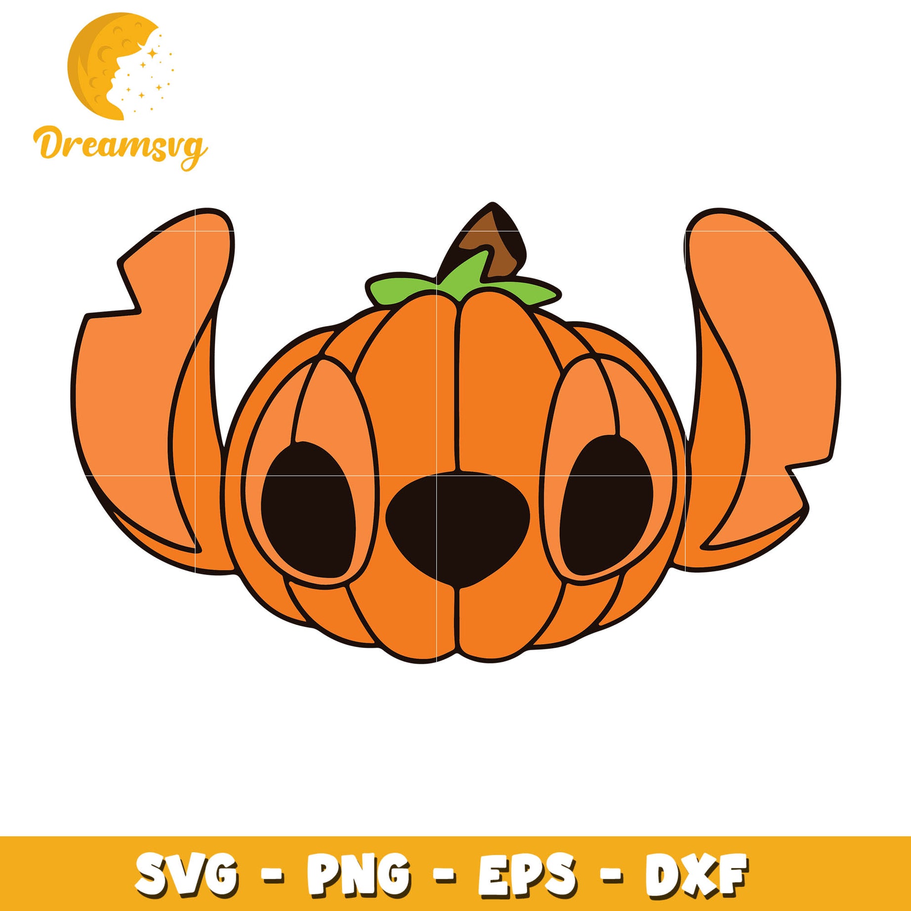 Disney Stitch pumpkin svg, halloween svg