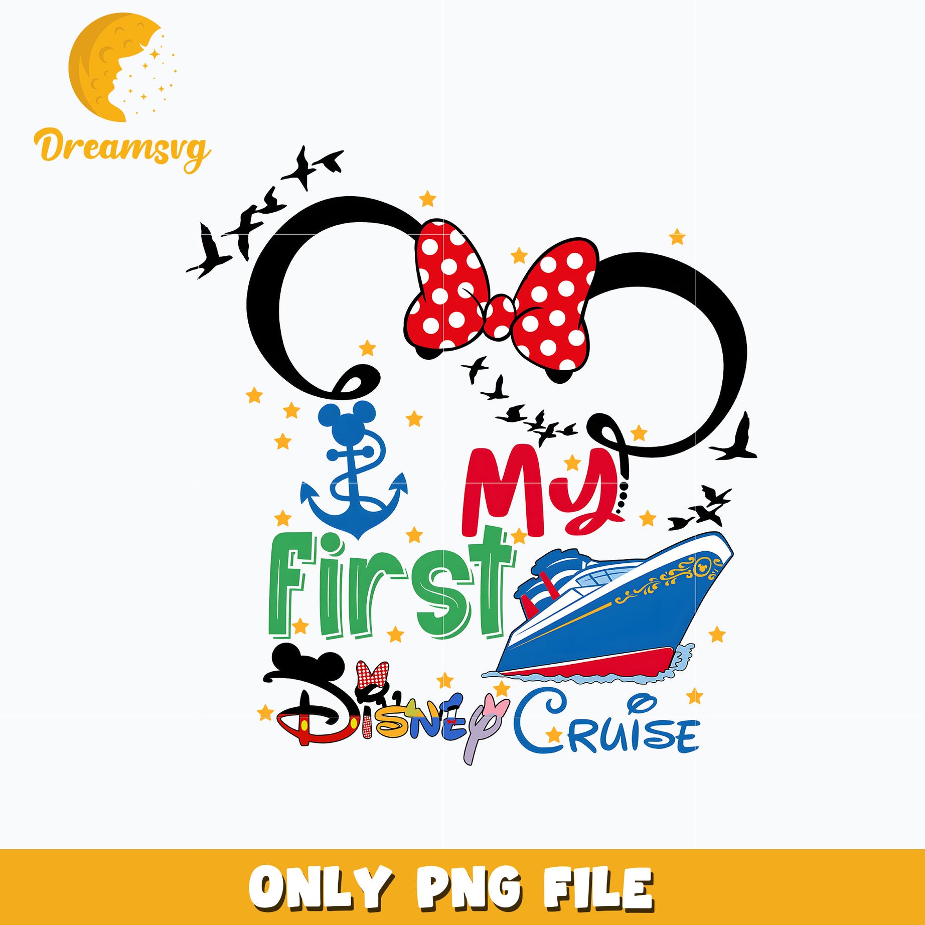 Minnie my first disney cruise png