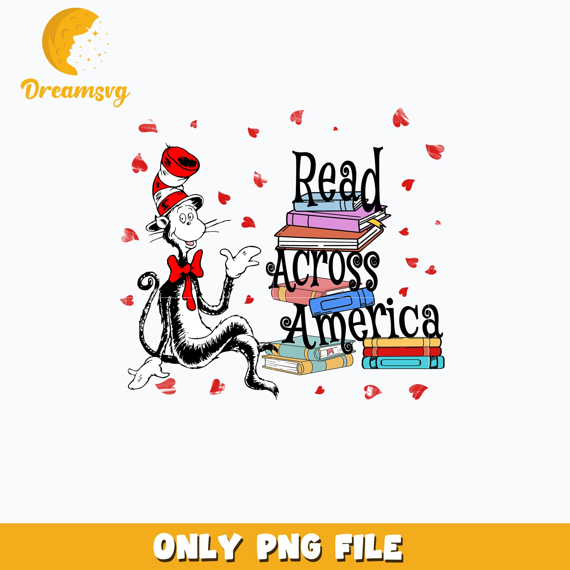 Dr Seuss Read Across America Png DreamSVG Store Dr seuss read across america png dreamsvg store