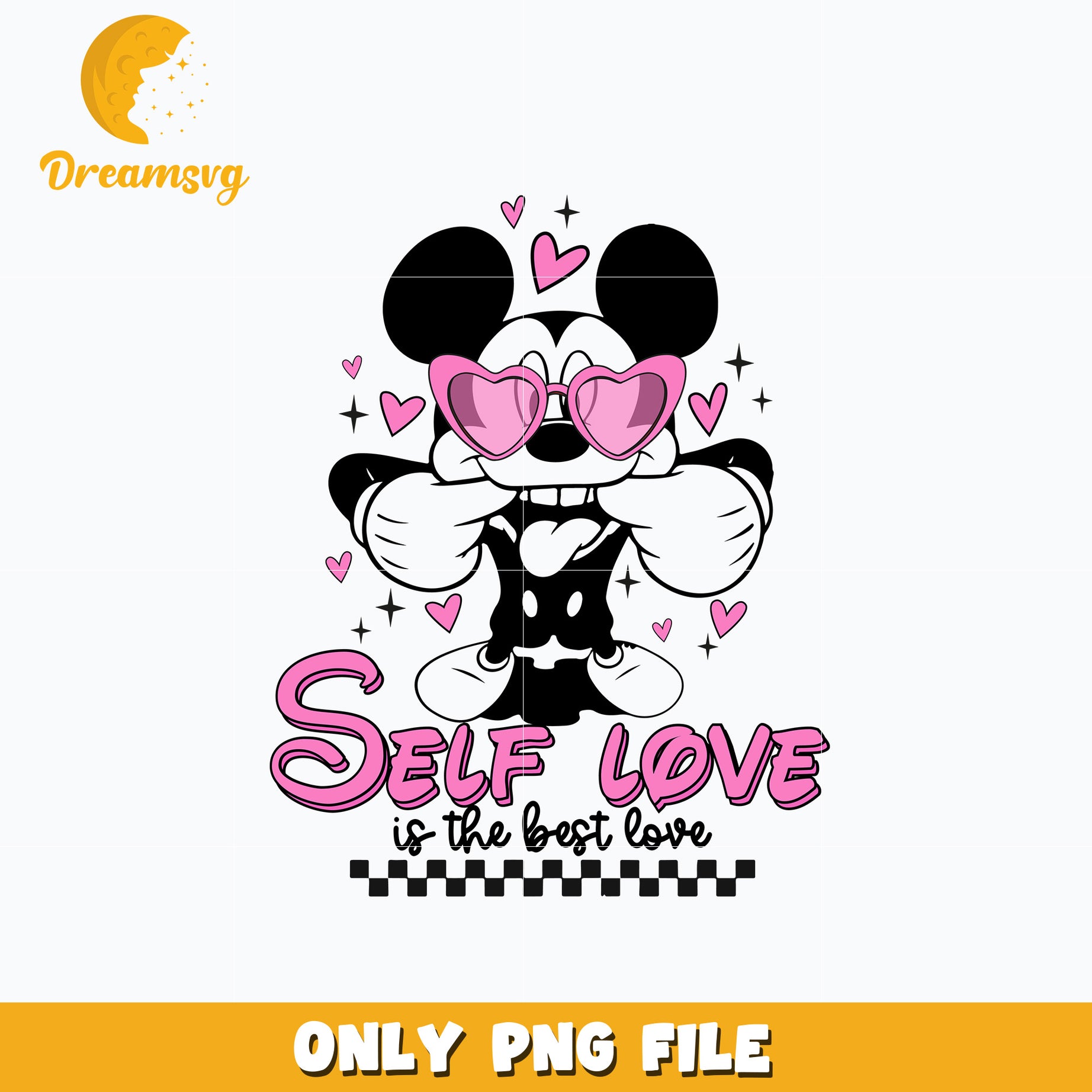 Mickey self love valentine png