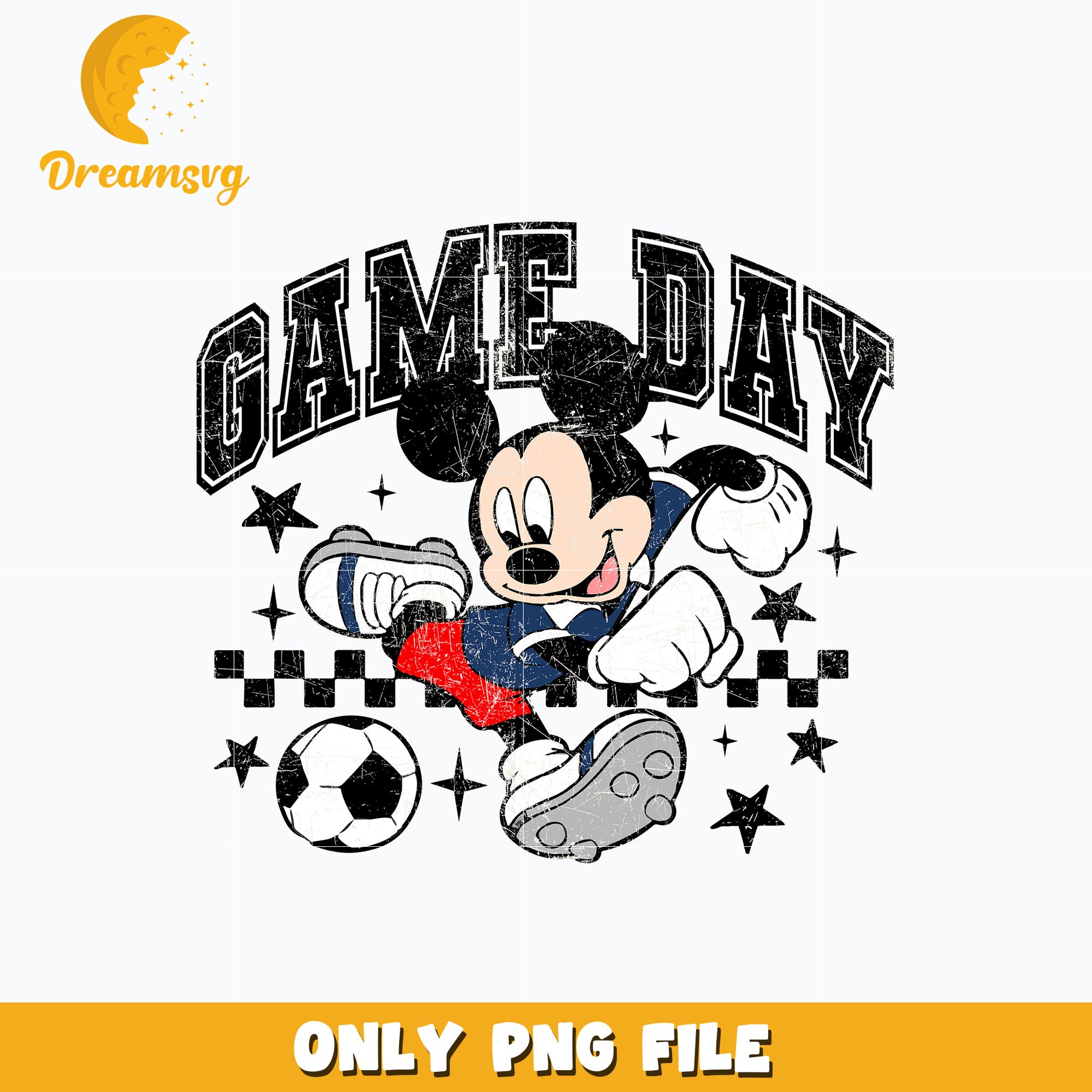 Mickey mouse game day soccer png