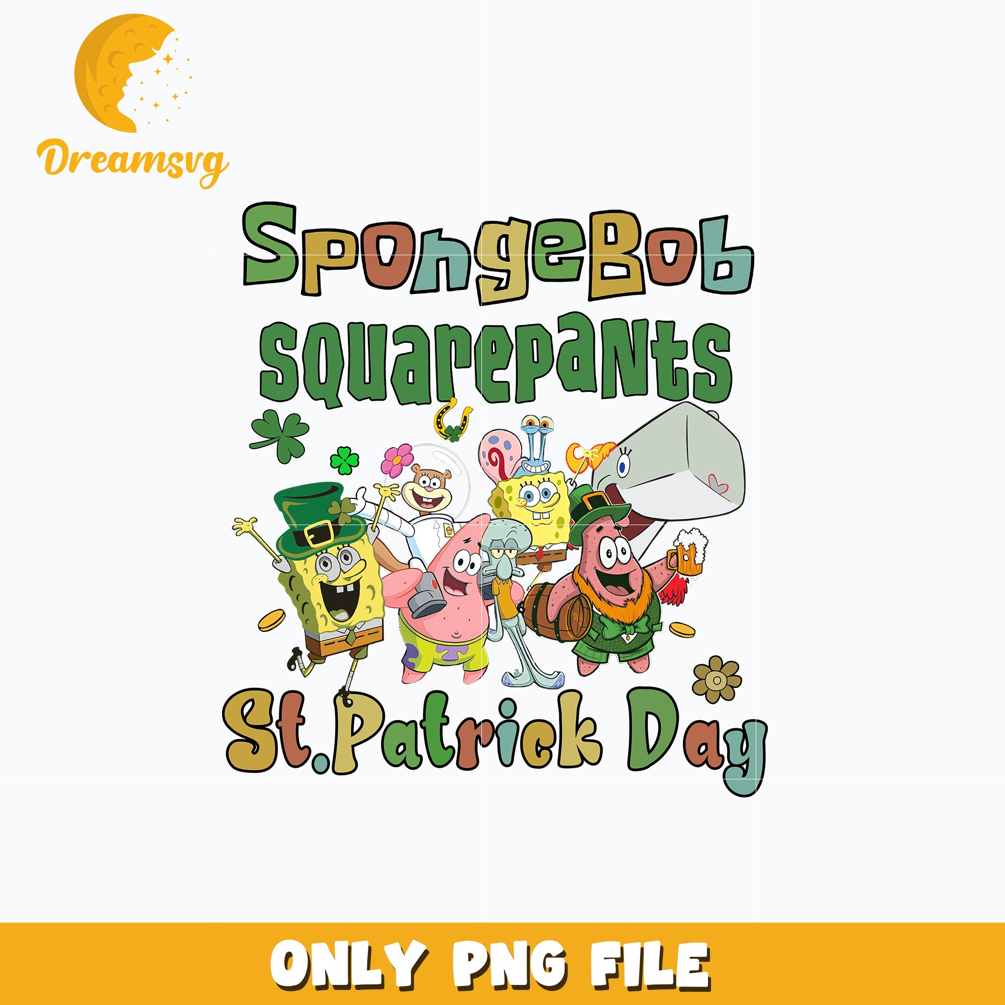 SpongeBob squarepants patrick's day Png