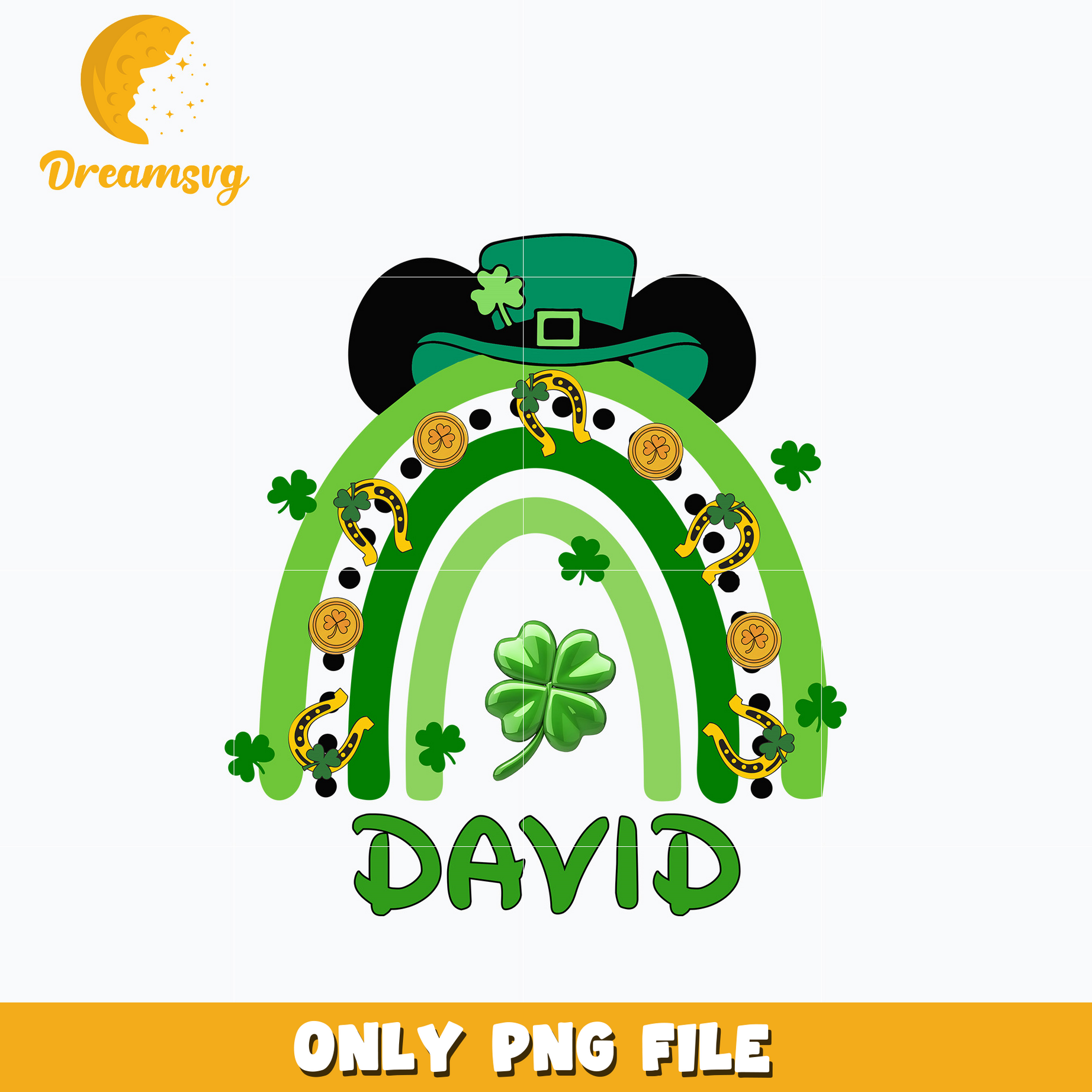 Mickey rainbow david st. patrick's day png