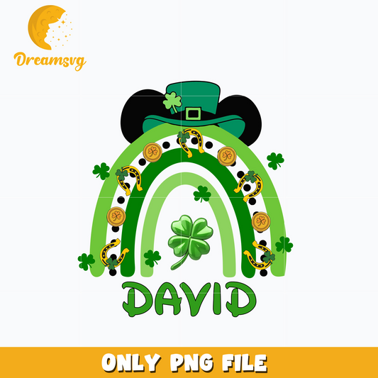 Mickey rainbow david st. patrick's day png