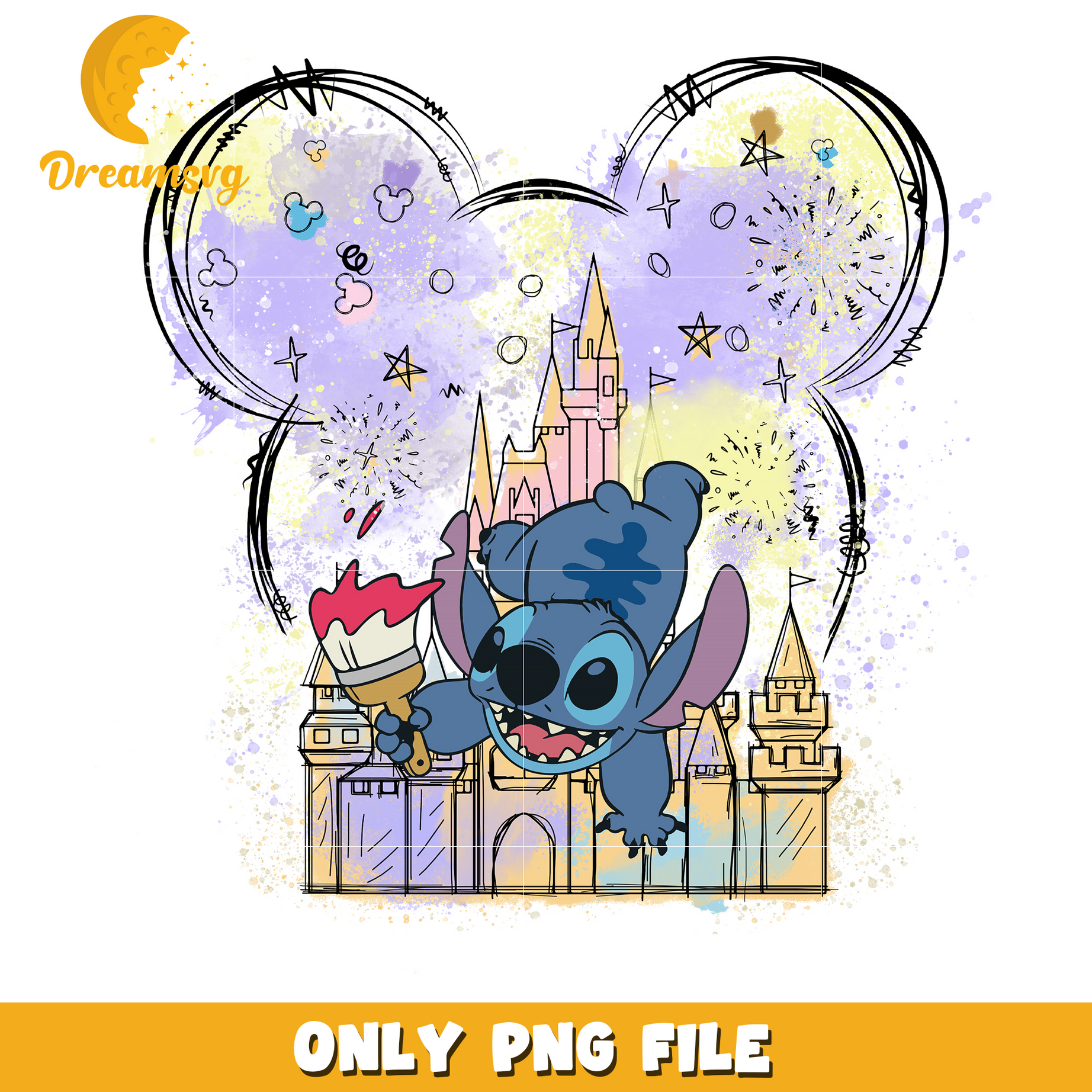 Mickey Rabbit Stich Mickey head x stitch png – DreamSVG Store
