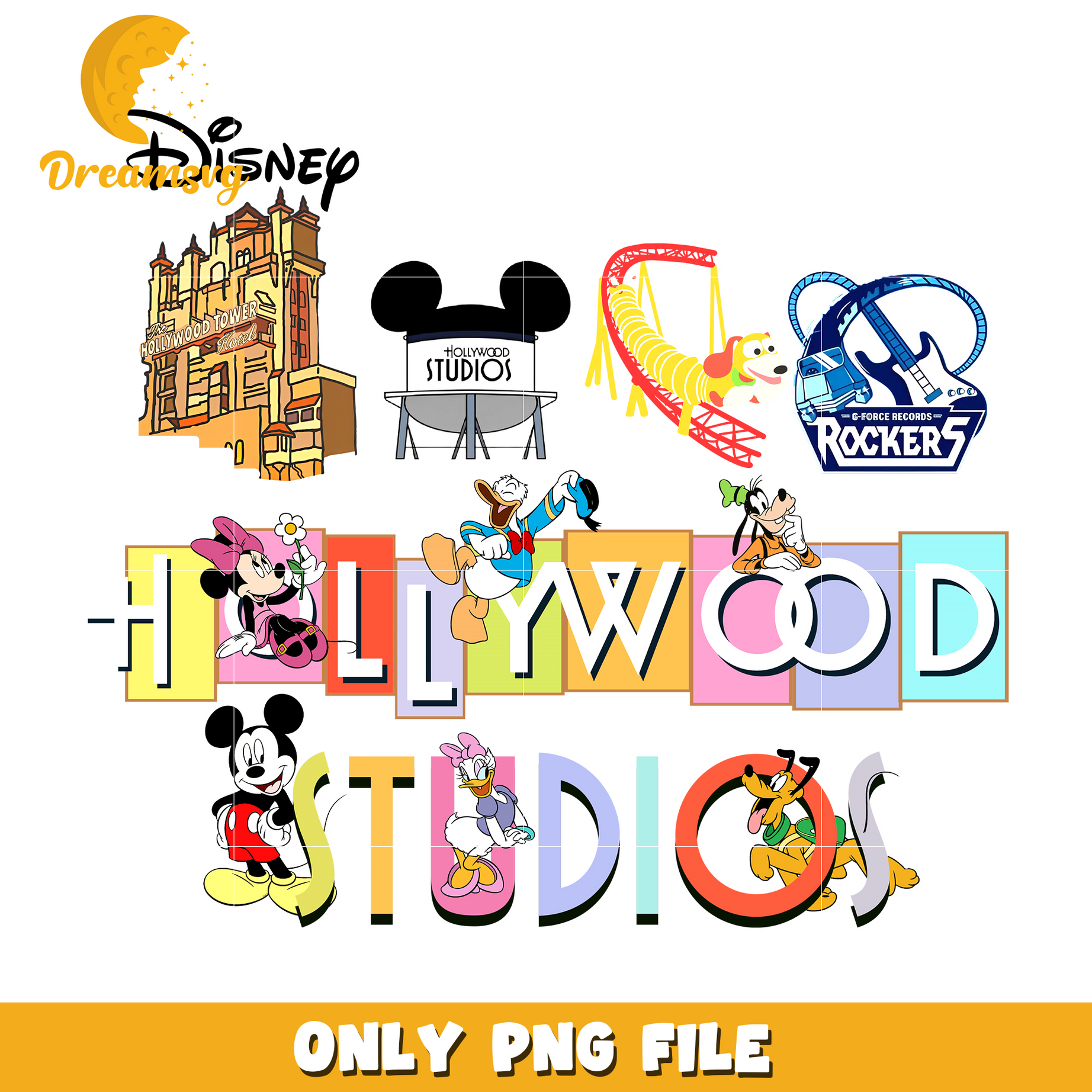 Mickey hollywood studio png