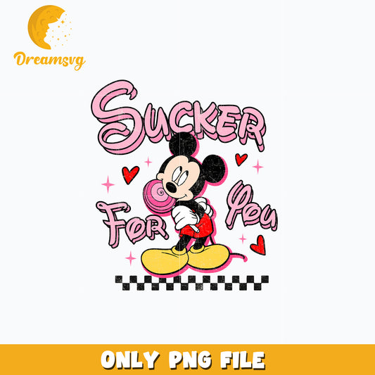 Mickey sucker for you png