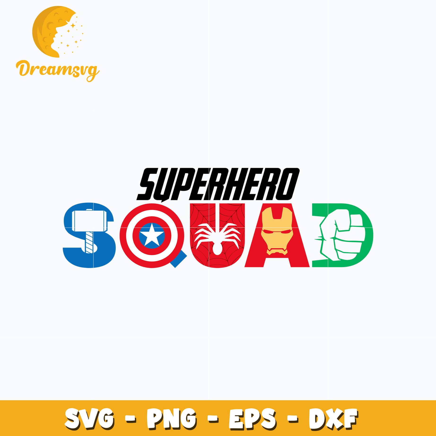 Superhero Squad svg, digital download