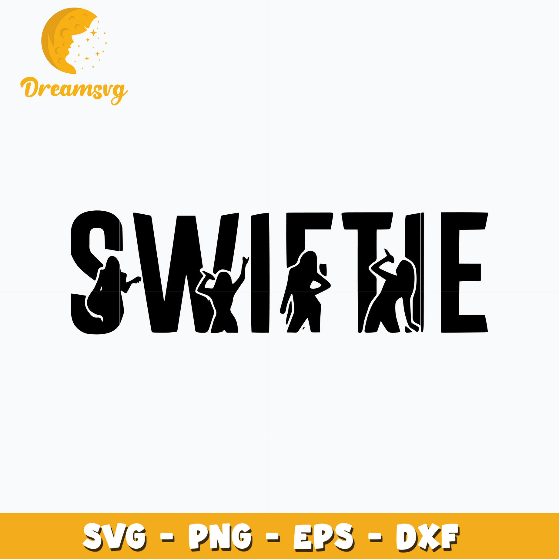 Swiftie black logo svg