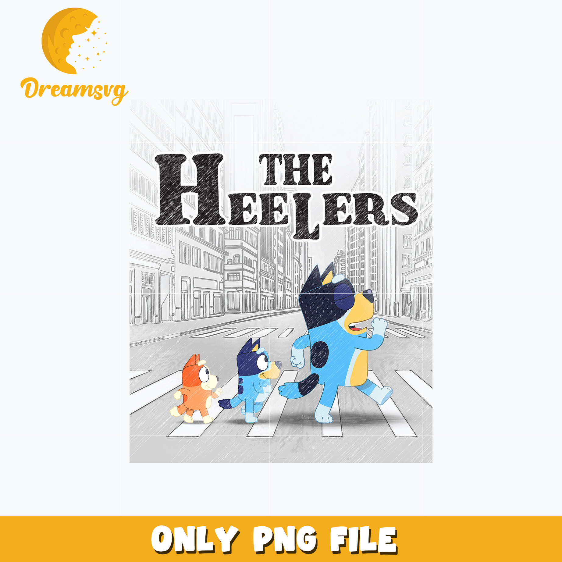 Bluey family the heelers cartoon png