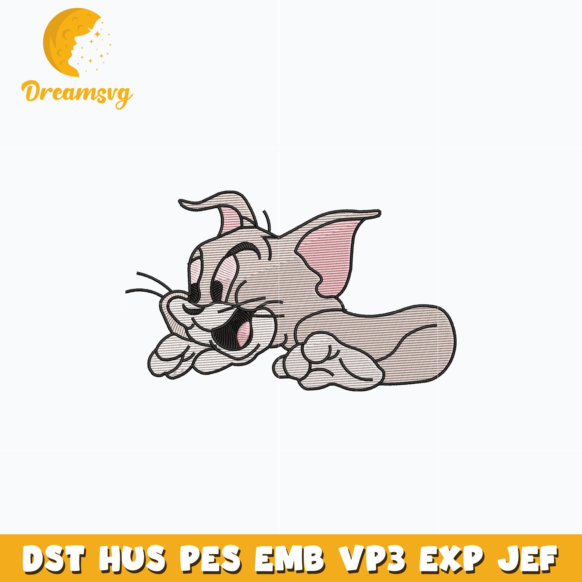 Tom baby cat embroidery design – DreamSVG Store
