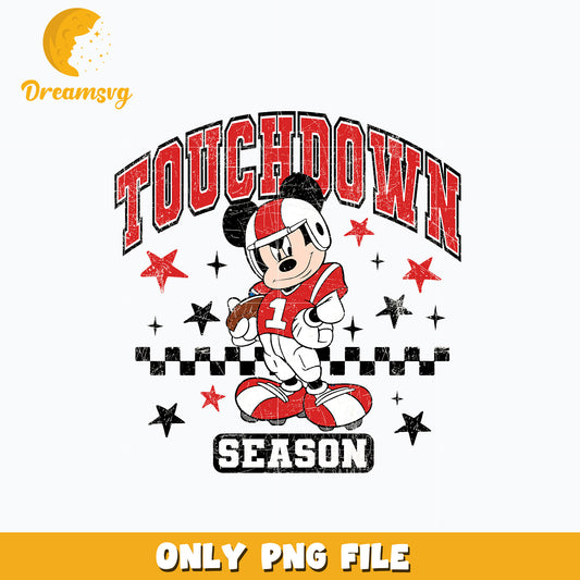 Mickey mouse touchdown png