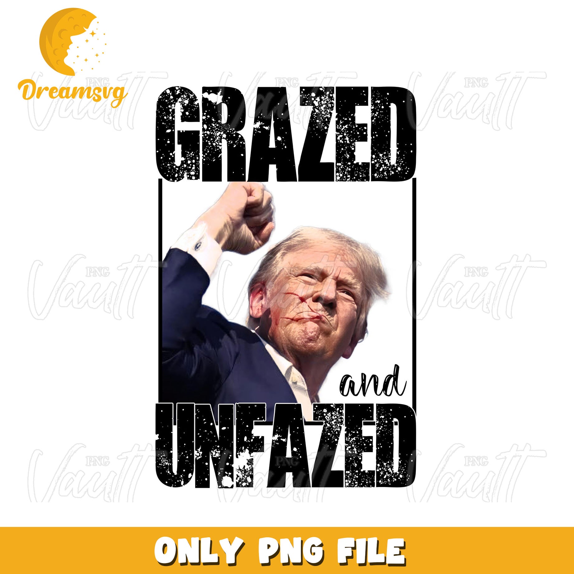 Trump shot Png design, Shooting Pennsylvania Rally Png