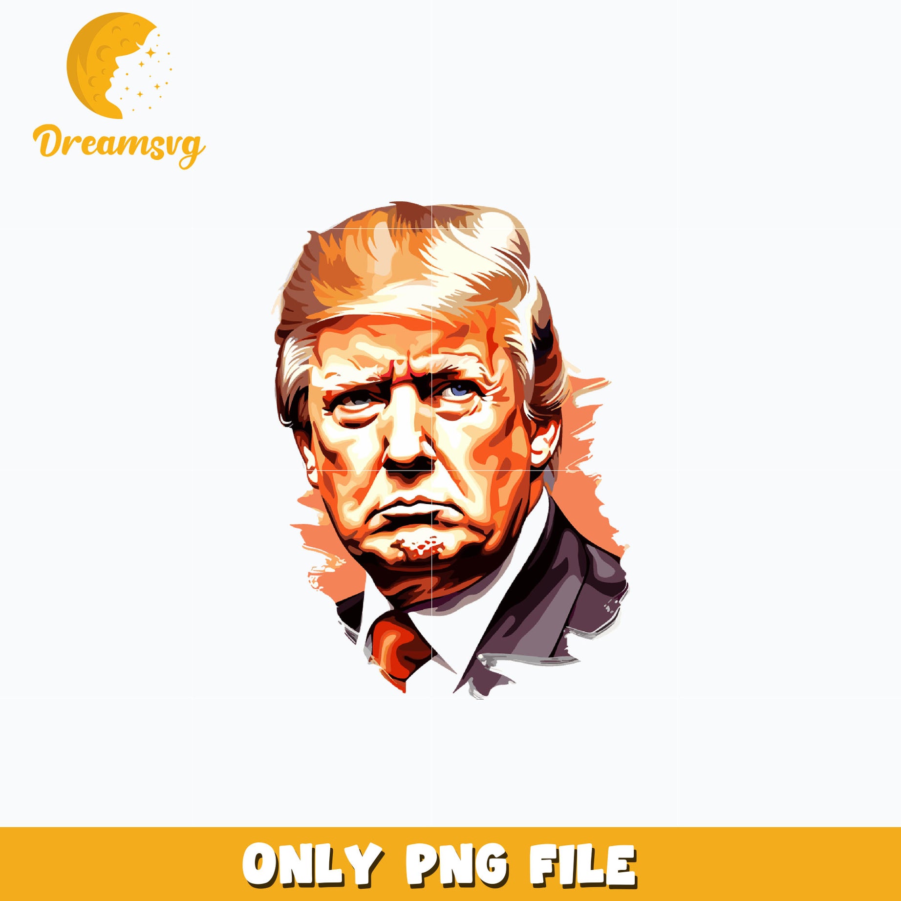 Donald Trump face png, trending png, instant download