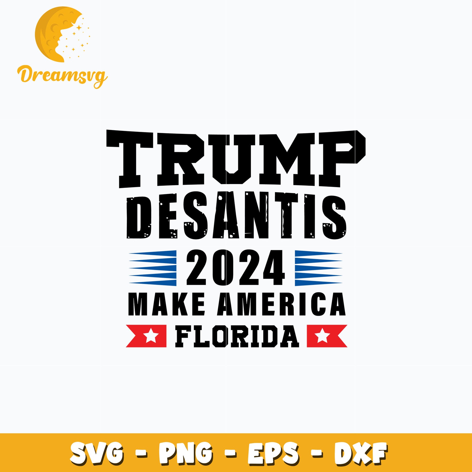 Trump desantis 2024 make america florida svg, digital download