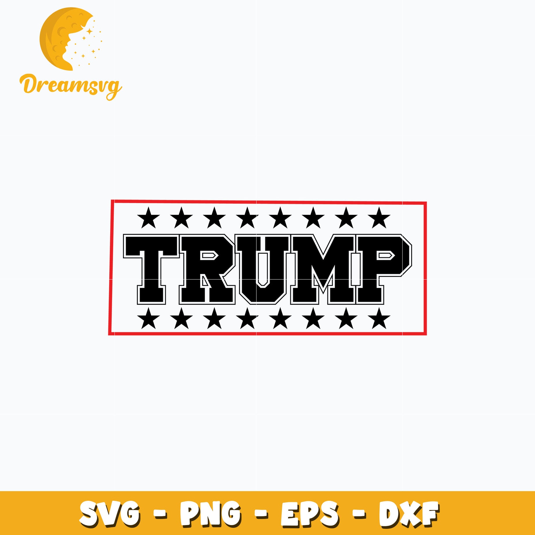 Trump logo shirt design svg, instant download