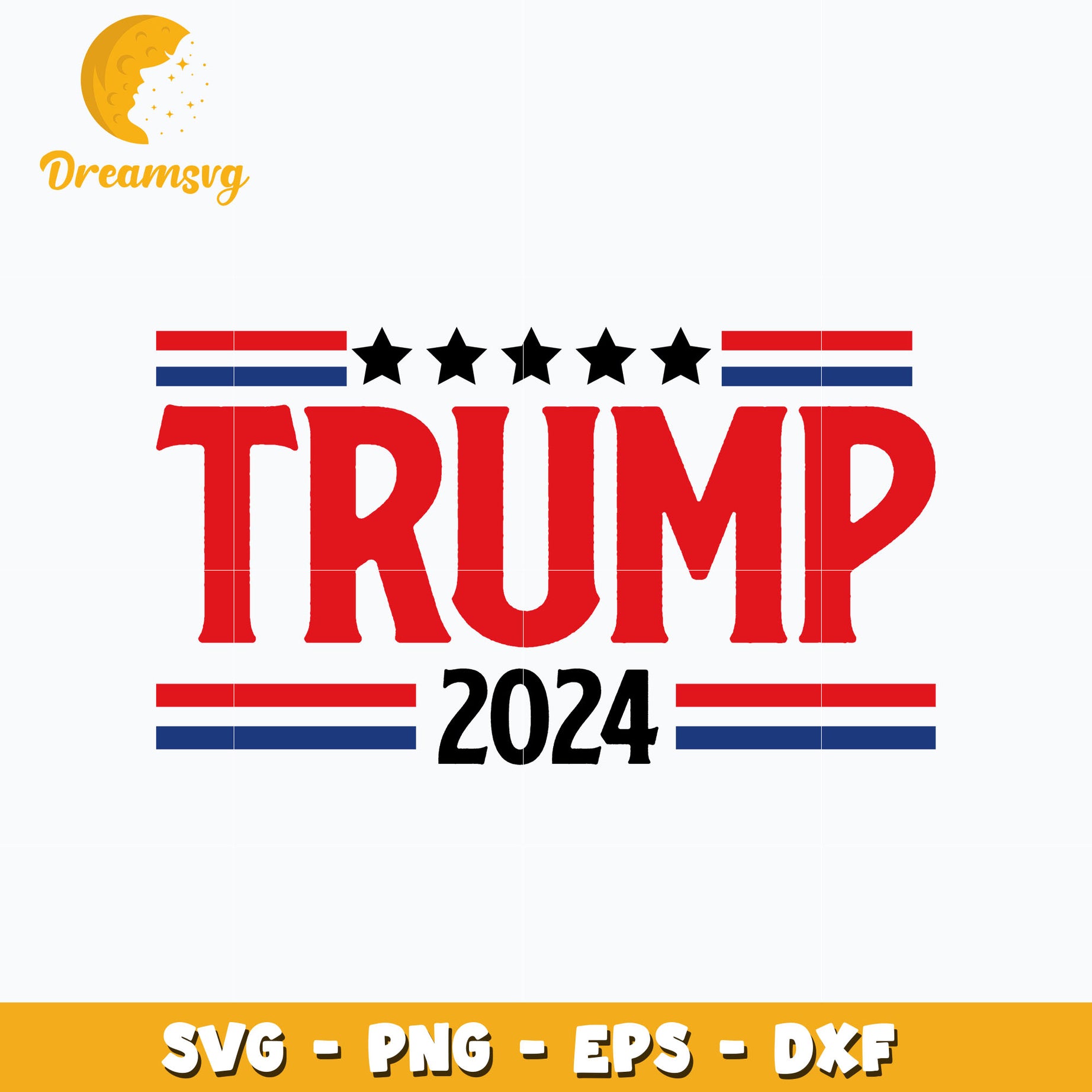 Trump 2024 logo design svg, Trending svg, Instant download