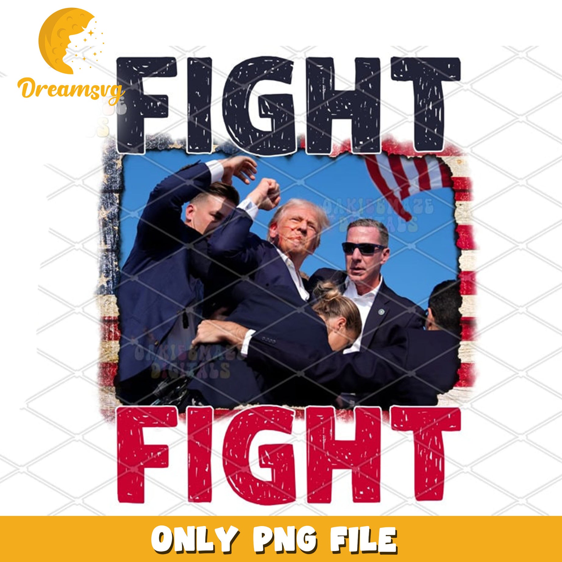 Trump fight fight Png, Shooting Pennsylvania Rally png, trump 2024 png