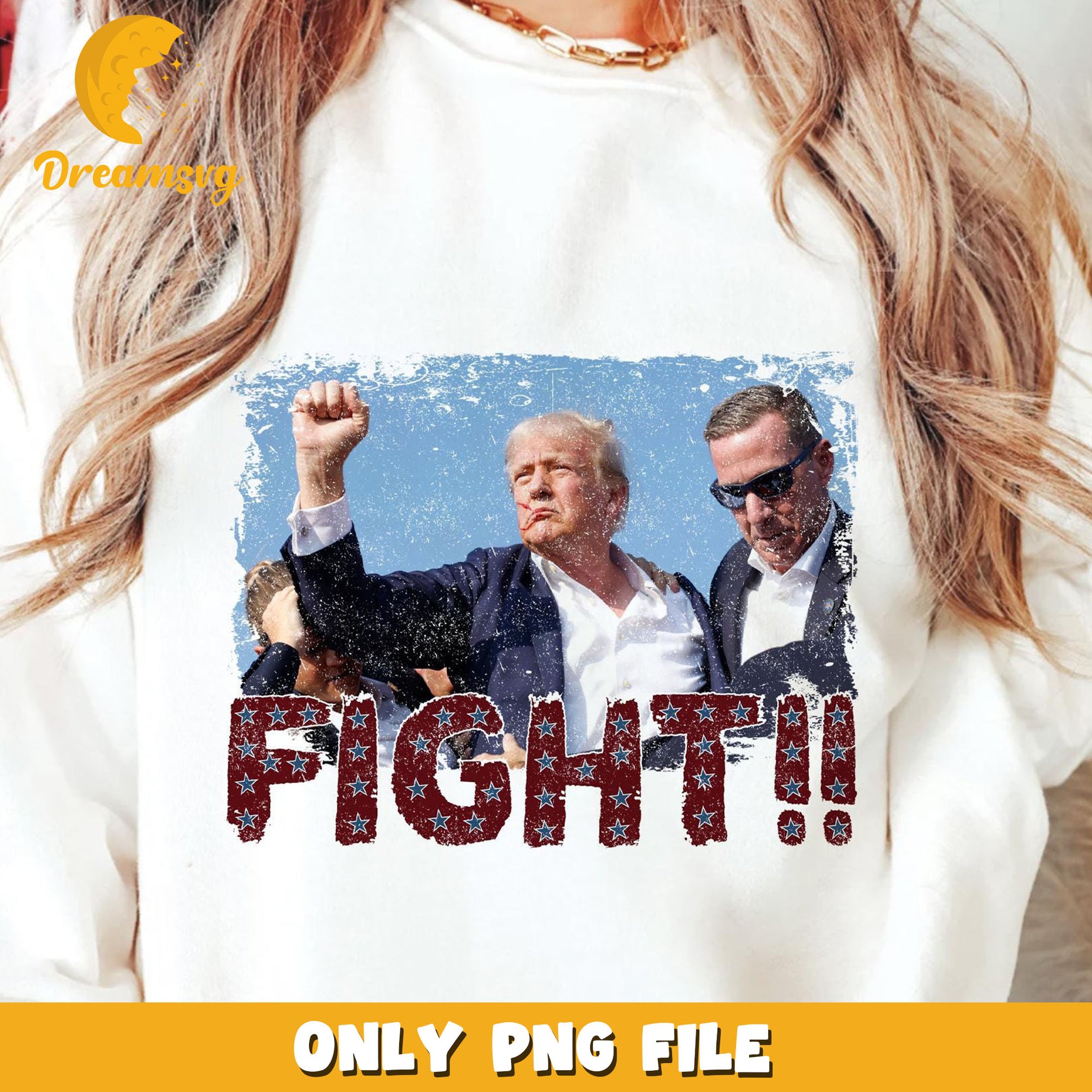 Trump assassination Png, Trump 2024 Supporter Png, TRUMP SHOT png