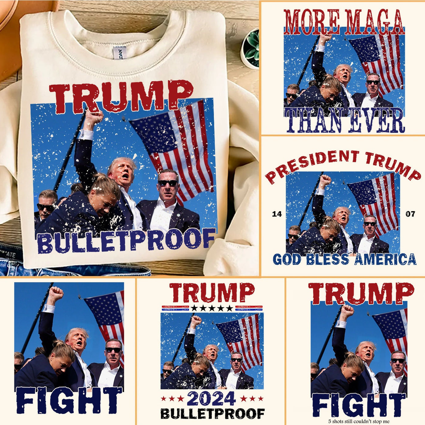 Trump Fight Png bundle, Trump 2024 Png, Trump Shot Png, Trump Shooting Png